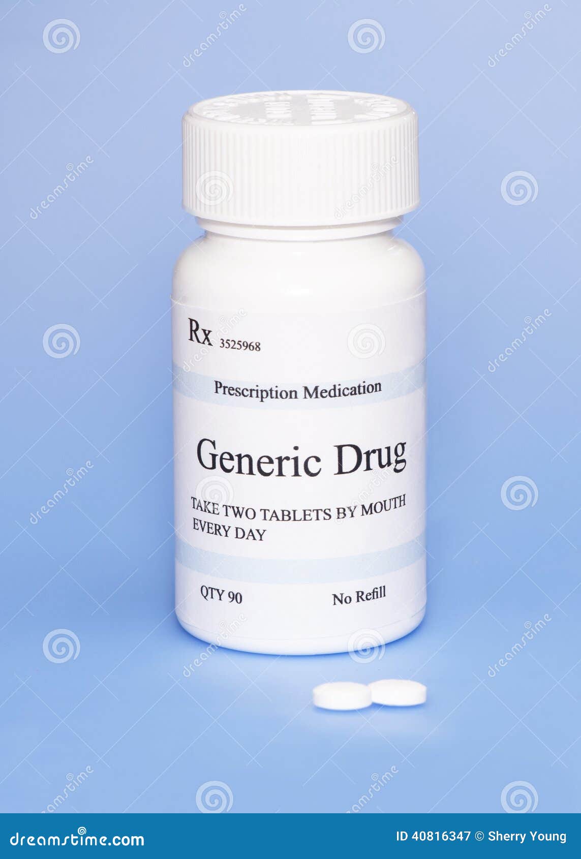 Generic Prescription stock image. Image of costs, pills 40816347