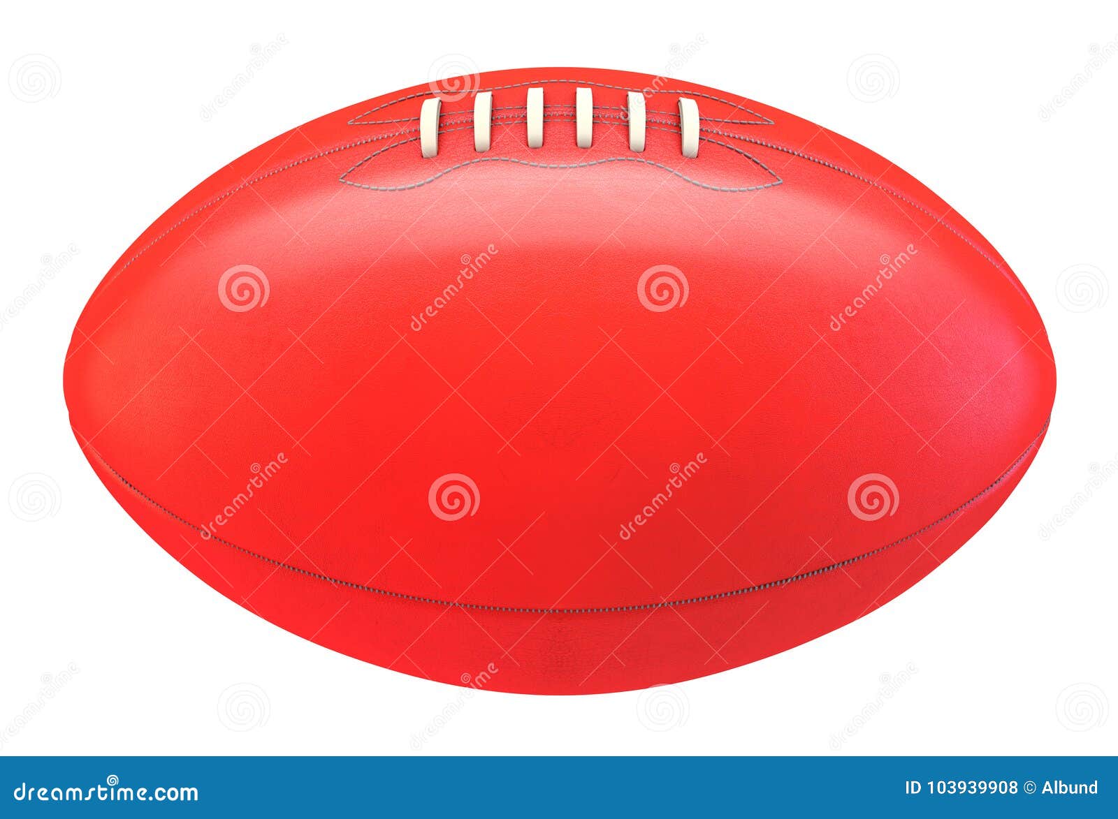 Aussie Rules Ball stock illustration. of close