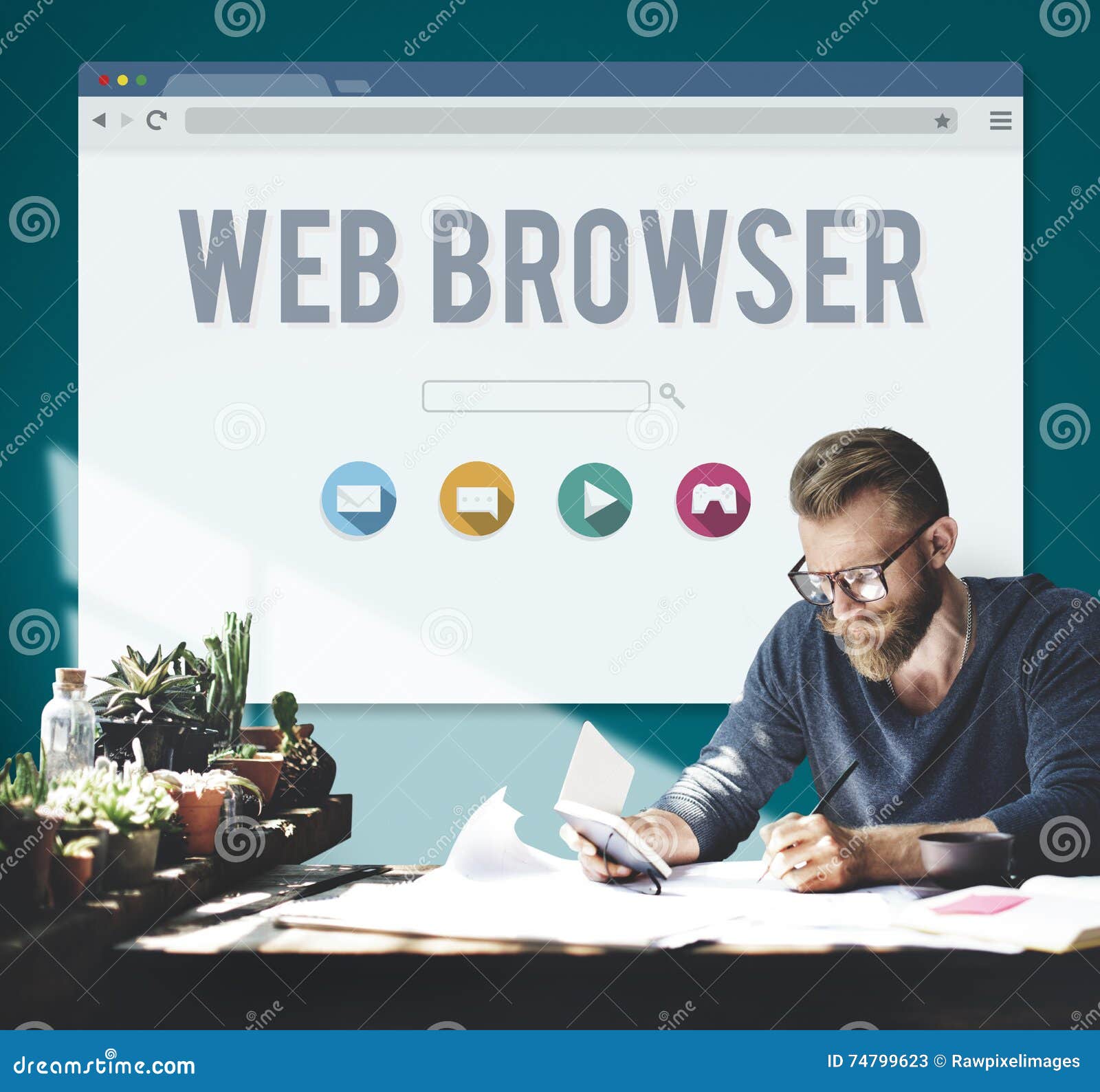Generic  Browser Online Page Concept Stock Image Image of concept
