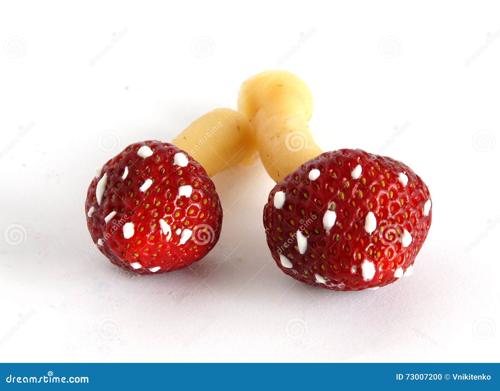 Modified Strawberries Stock Photo Image of biology, idea