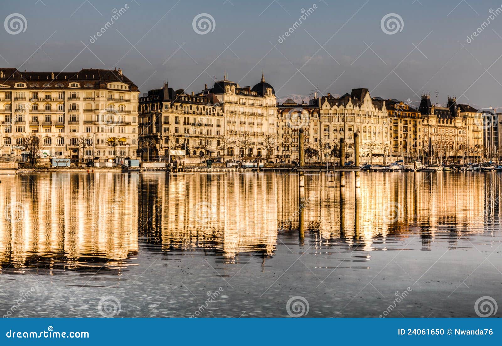 Geneva lakefront stock photo. Image of geneva, tranquil 24061650