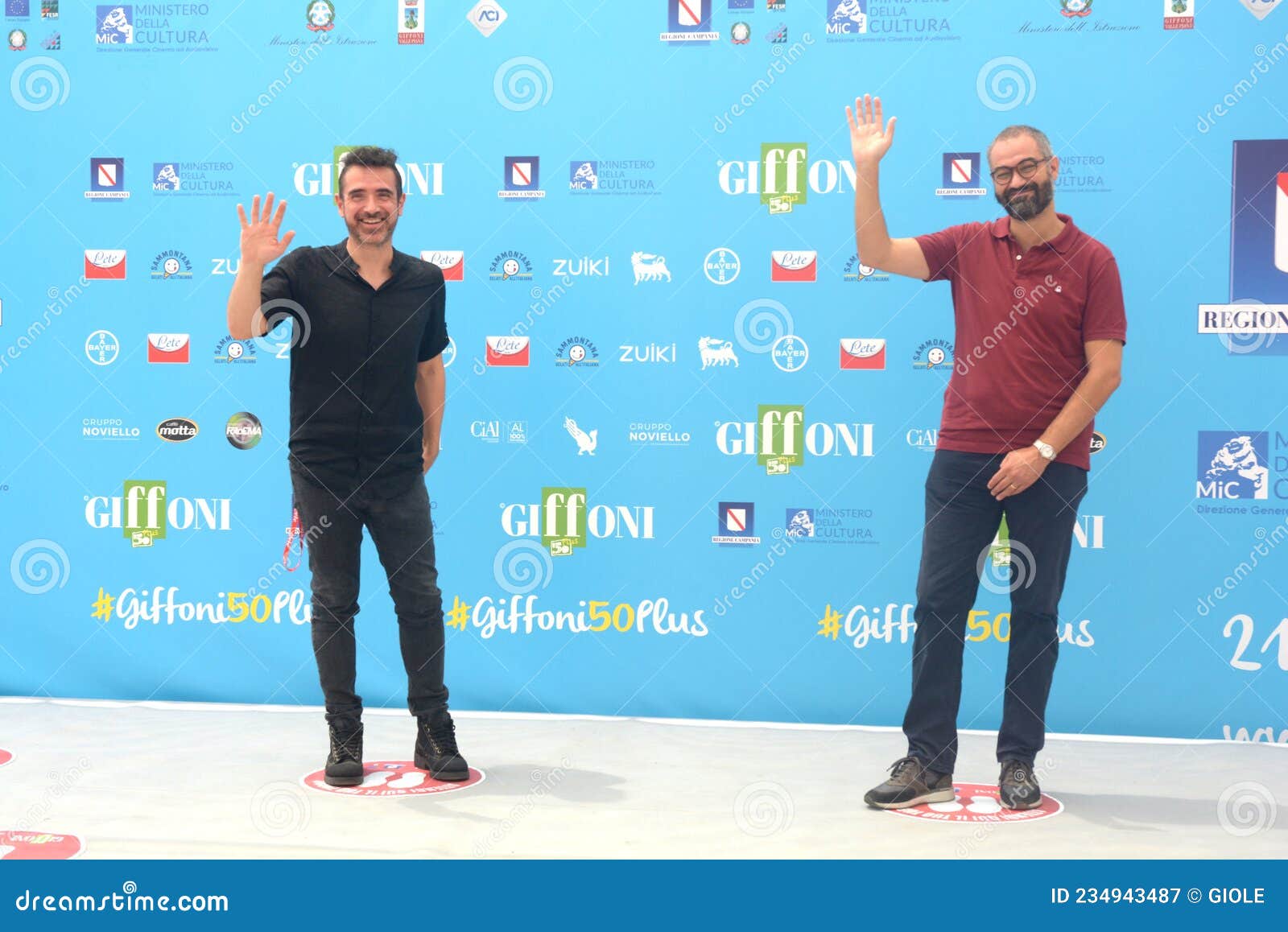Gennaro De Rosa and Marcello Ravveduto at Giffoni Film Festival 50 Plus ...