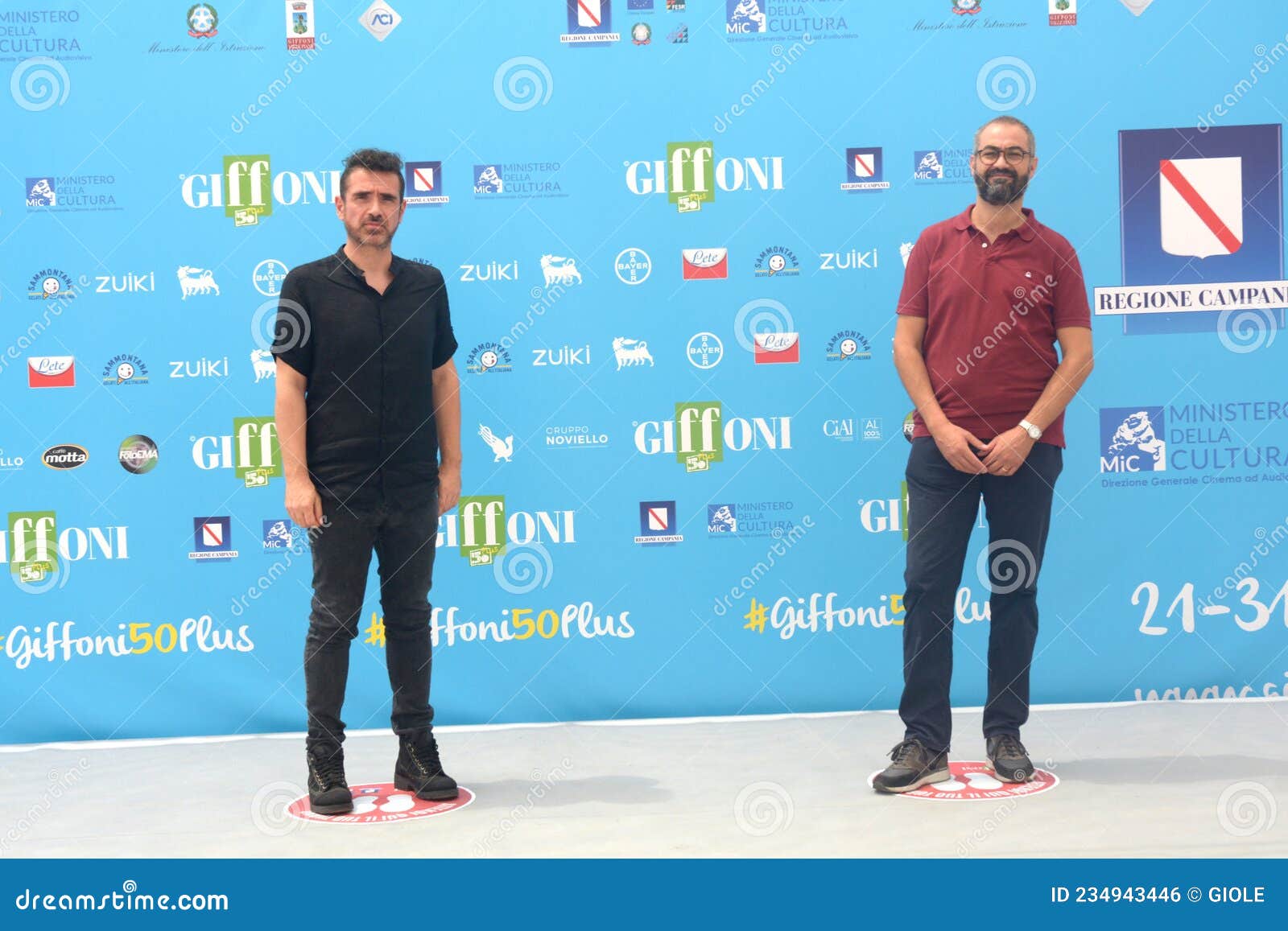 Gennaro De Rosa and Marcello Ravveduto at Giffoni Film Festival 50 Plus ...