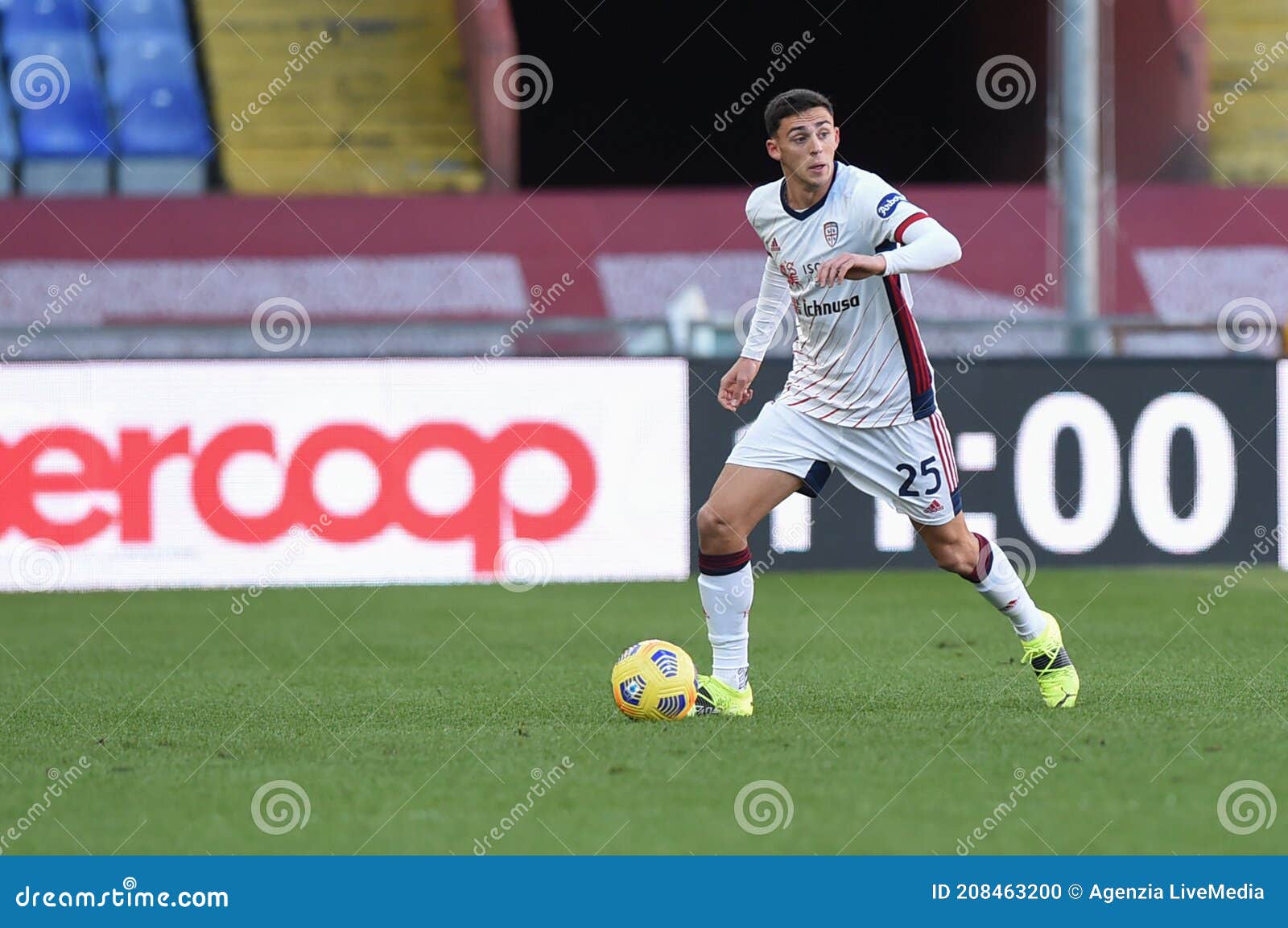 Genoa CFC Vs Cagliari Calcio Editorial Photography - Image of