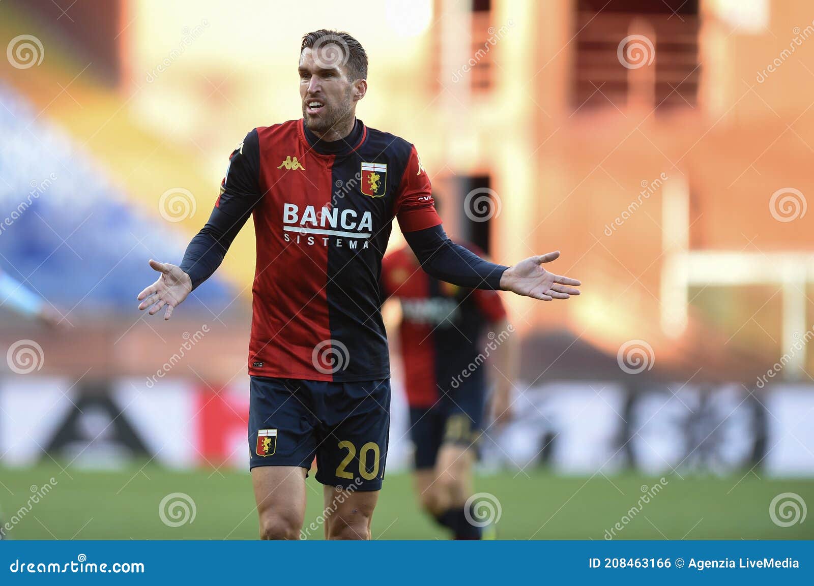 Genoa CFC Vs Cagliari Calcio Editorial Photography - Image of