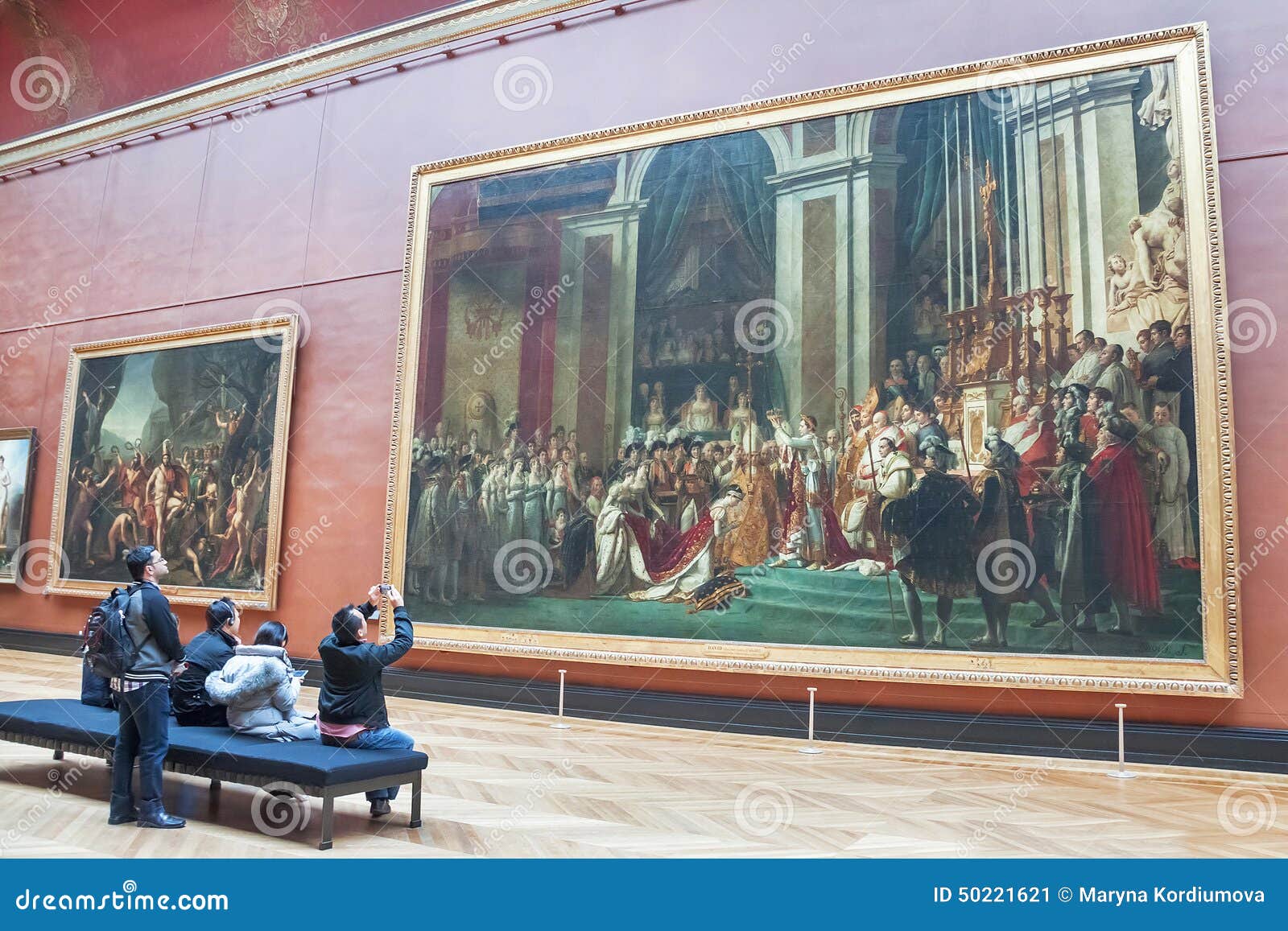 sector Mezclado Volverse Gente Que Toma La Foto De La Coronación De Napoleon (museo Del Louvre) Foto  editorial - Imagen de francés, herencia: 50221621