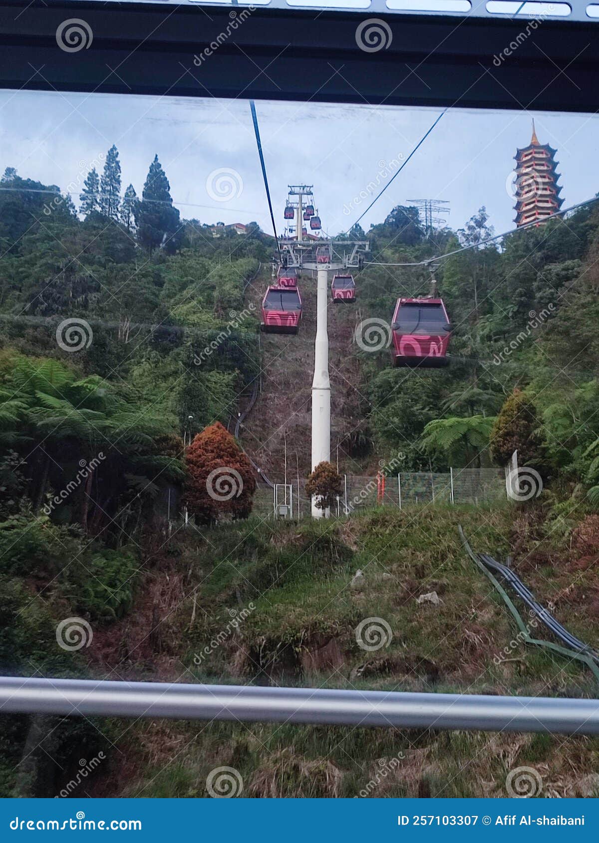 Genting Highlands Cable Car Stock Image Image of cable, tourism 257103307