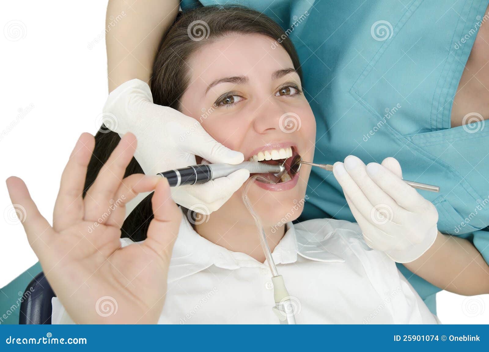 Gentle dentist stock photo. Image of healthy, checkup 25901074