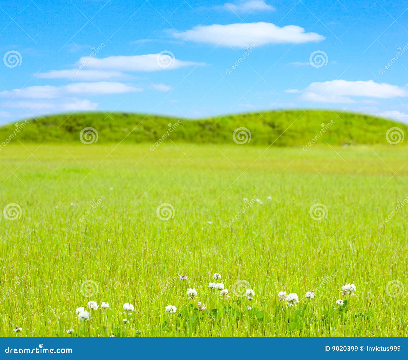 Gentle hill stock image. Image of cloudy, land, backdrop 9020399