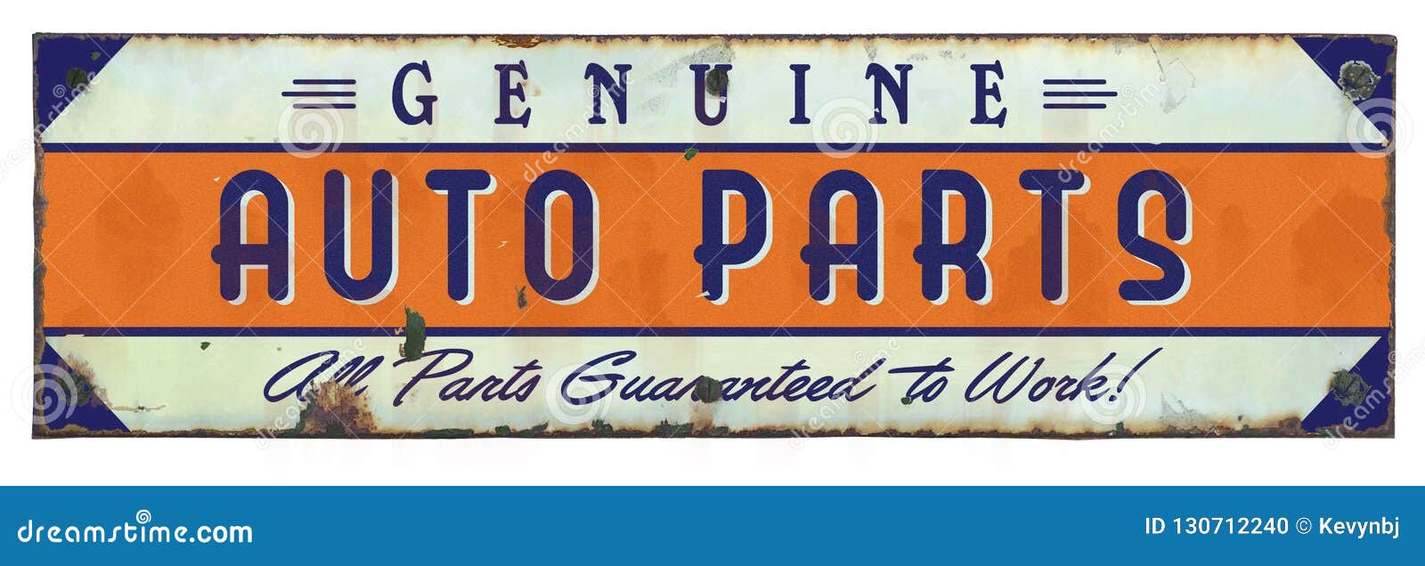 genuine auto parts sign grunge vintage