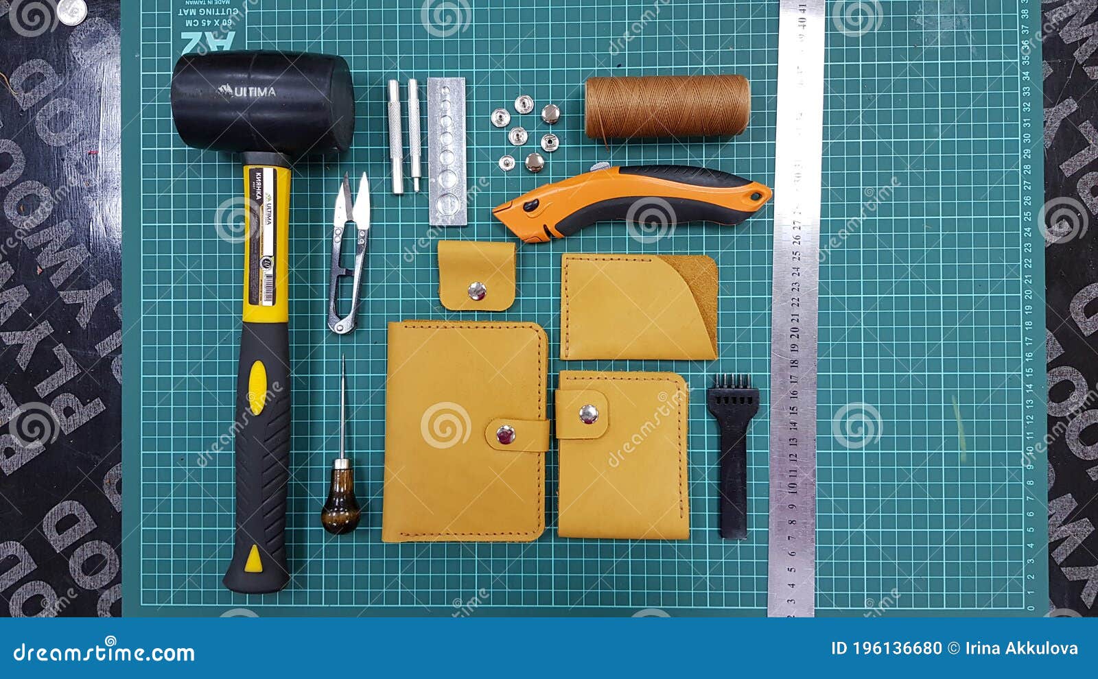 Leather Craft Hand Made Tools Stock Photo Image of leather, brand