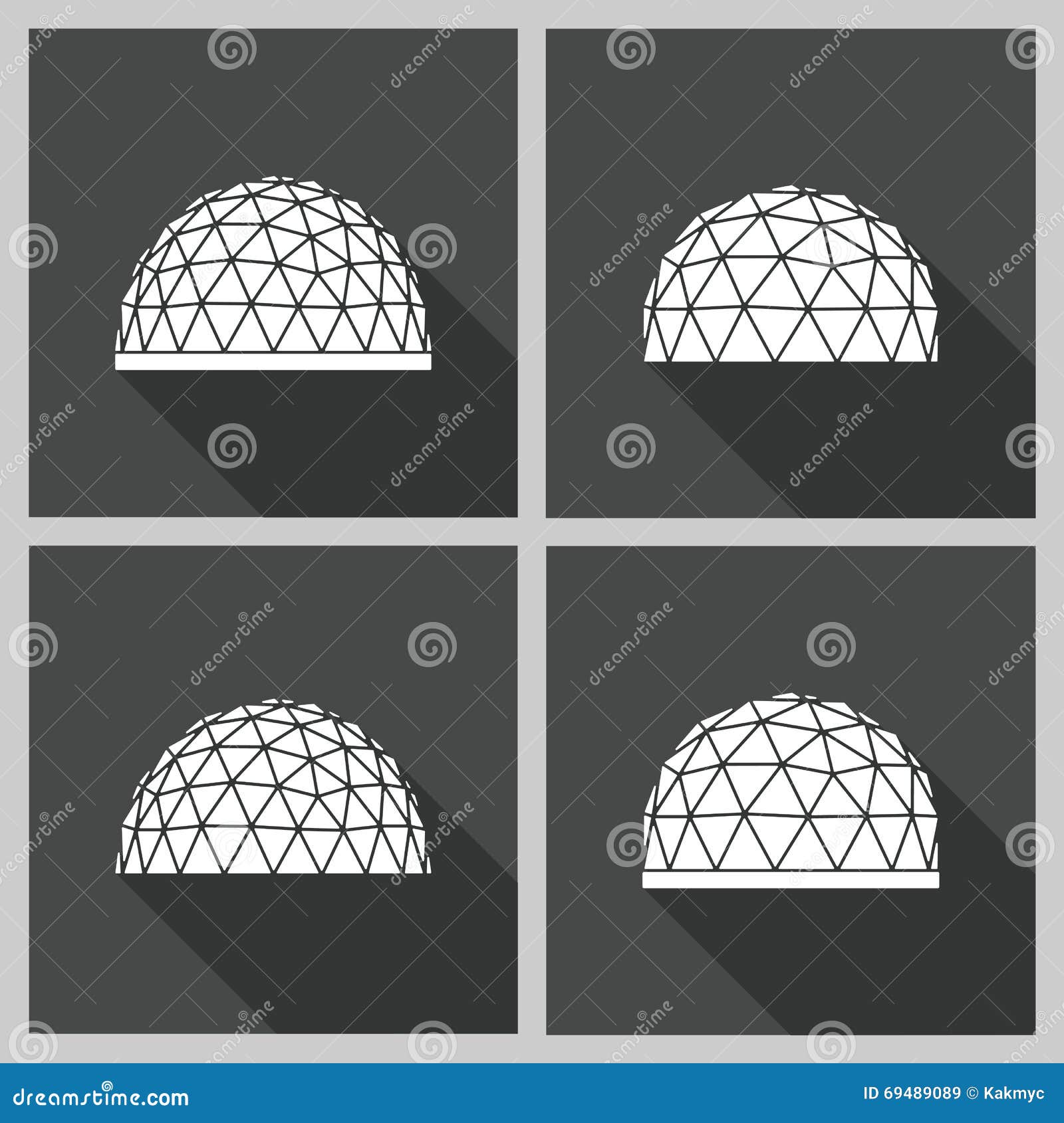 geodesic dome  flat
