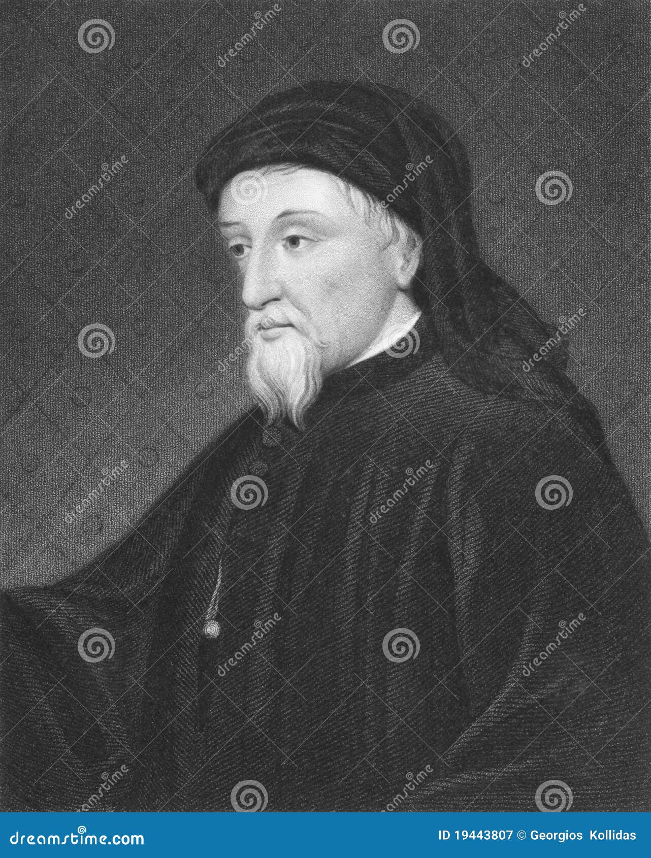 Geoffrey Chaucer editorial photography. Image of courtier 19443807