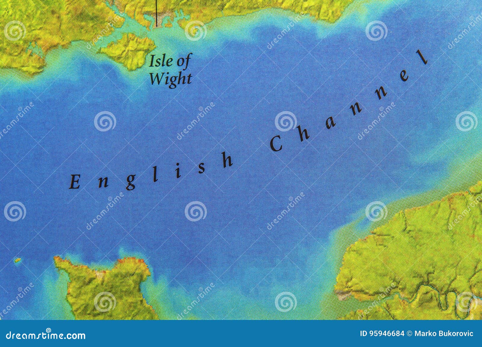 english channel map
