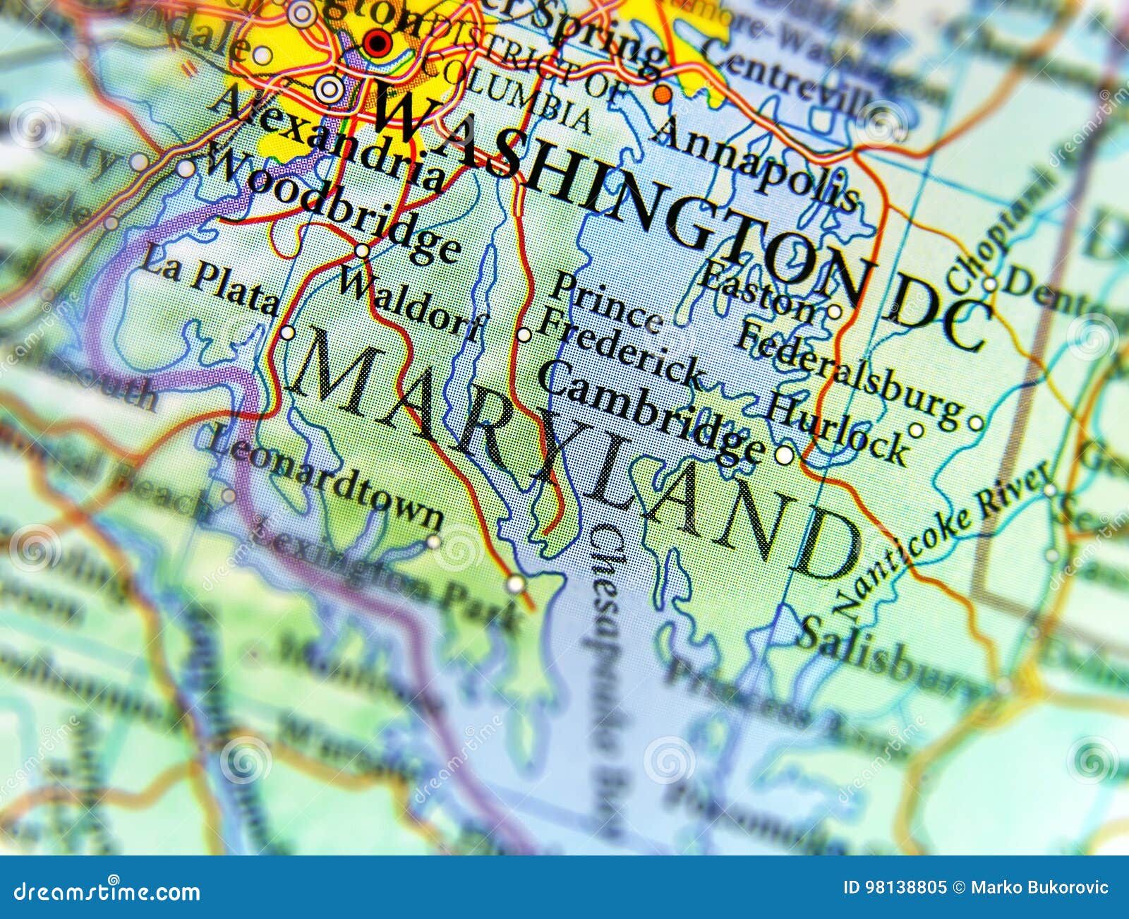 Map Of Washington Dc And Maryland Area - London Top Attractions Map