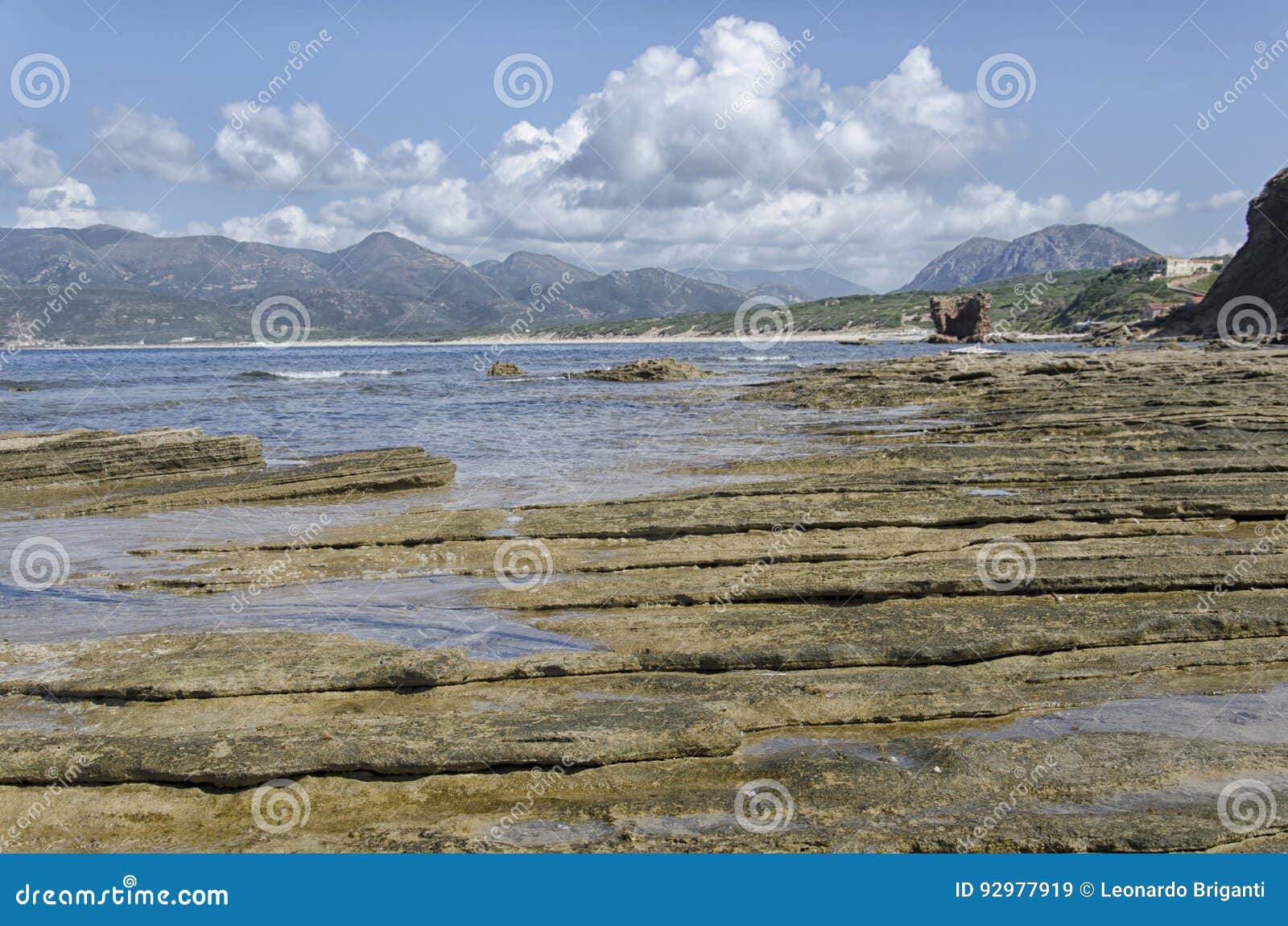 Geological Layers on the Coast Stock Image Image of geology