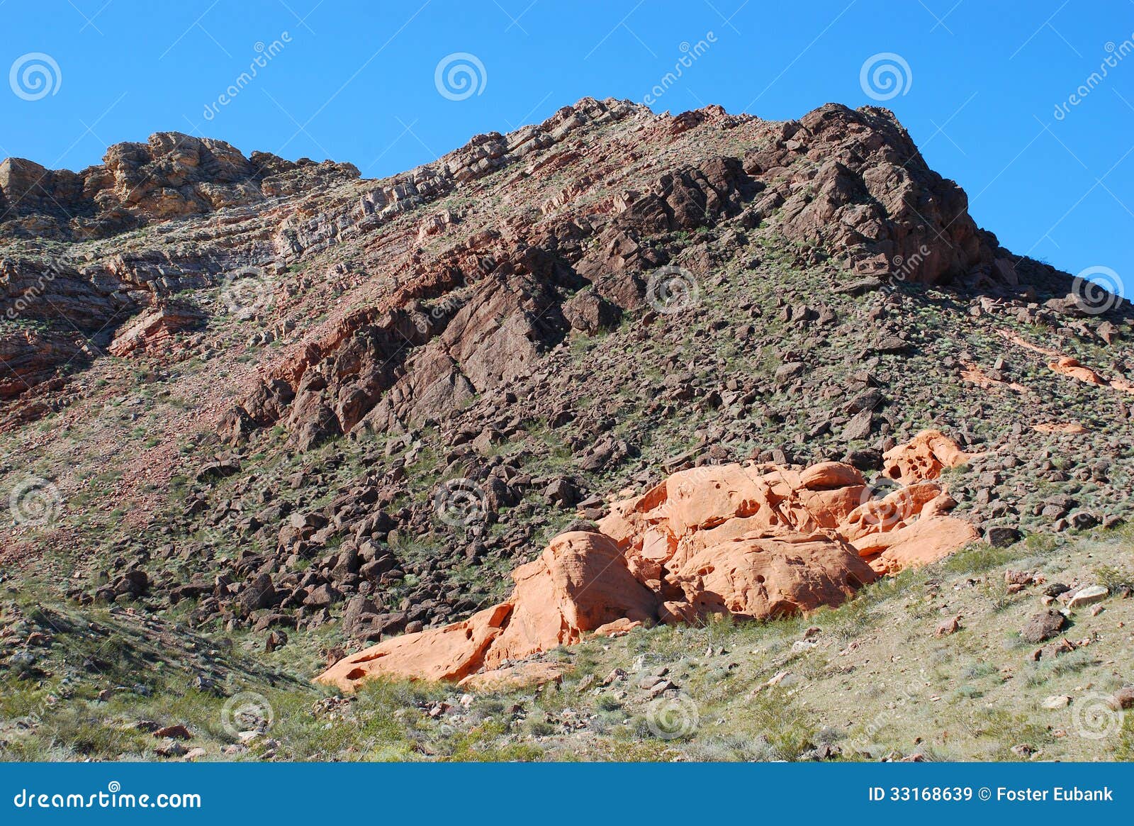 geology of pinto valley in lake mead recreational area, nevada