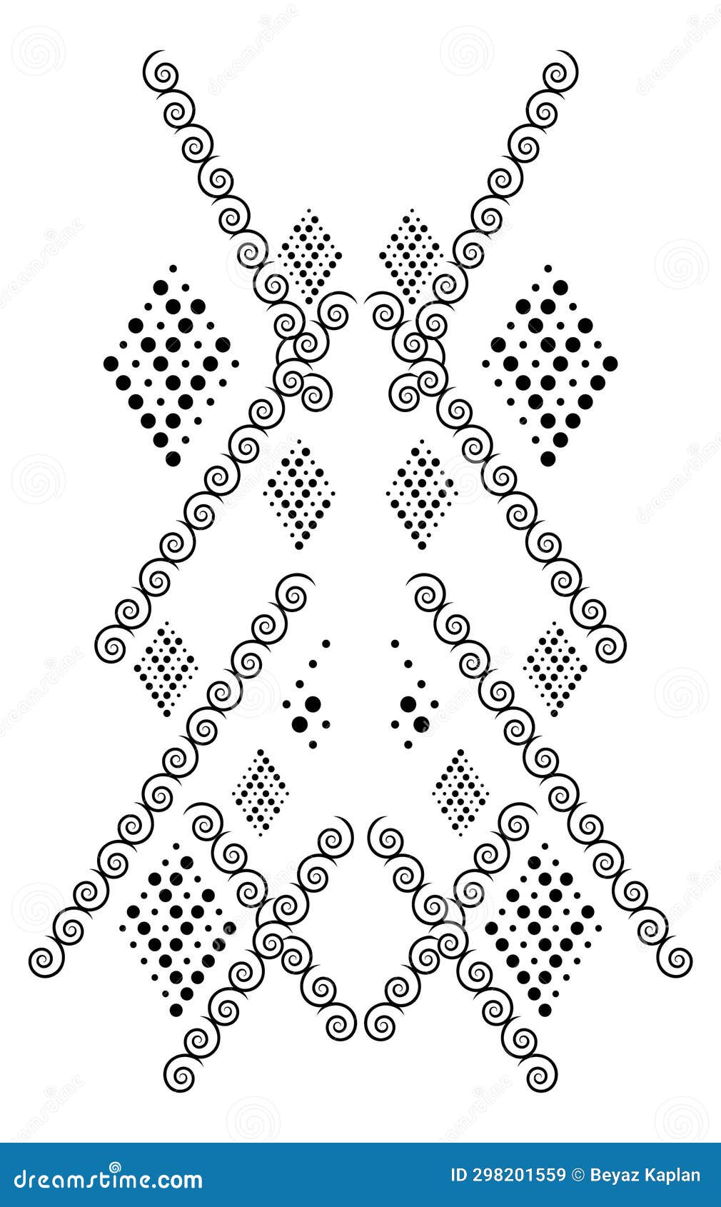 Geometic Design and Effects with Flowers. Effective Pattern Stock ...