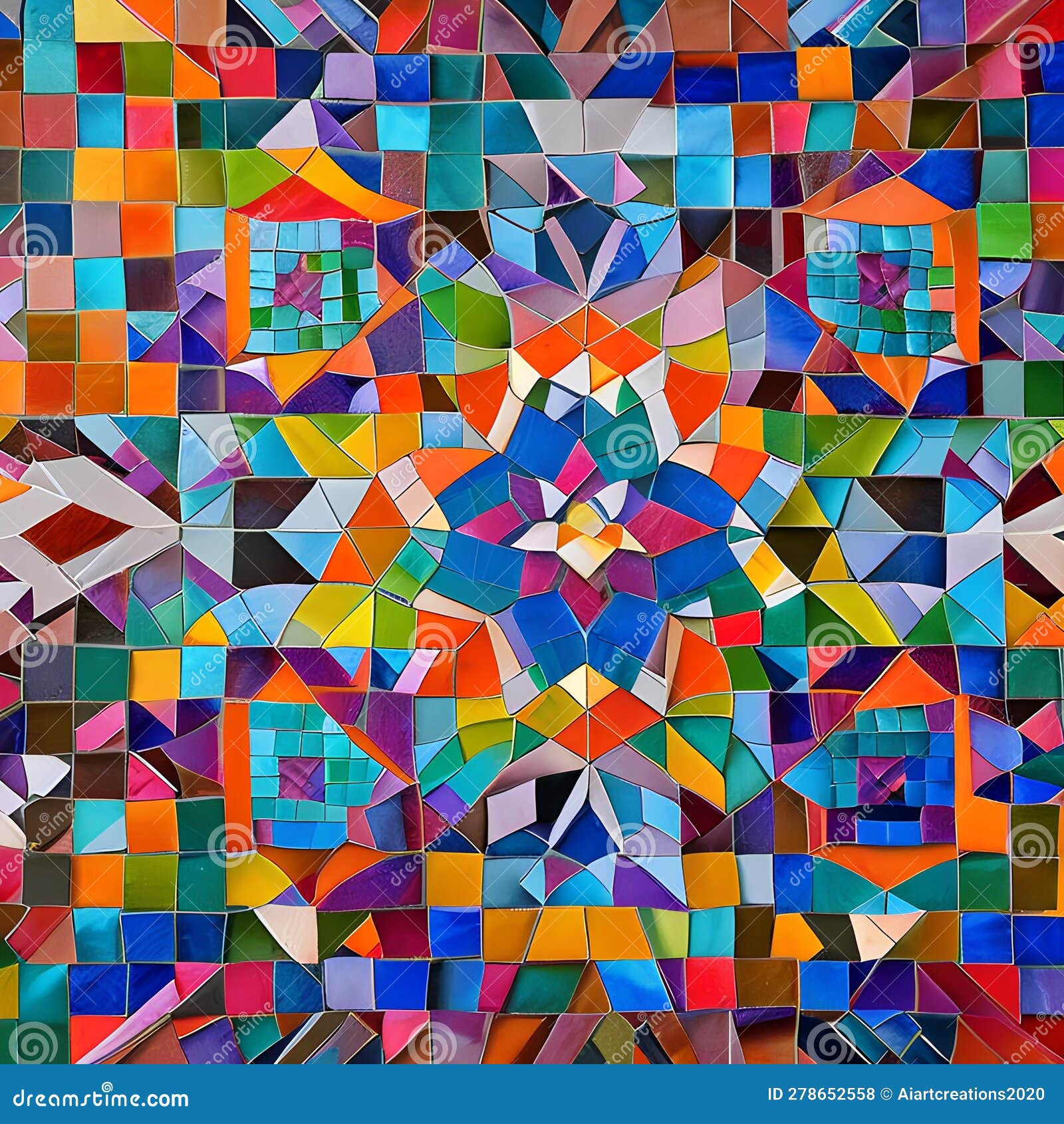 676 geometric abstract mosaic: a modern and geometric background featuring abstract geometric mosaics in vibrant and harmonious