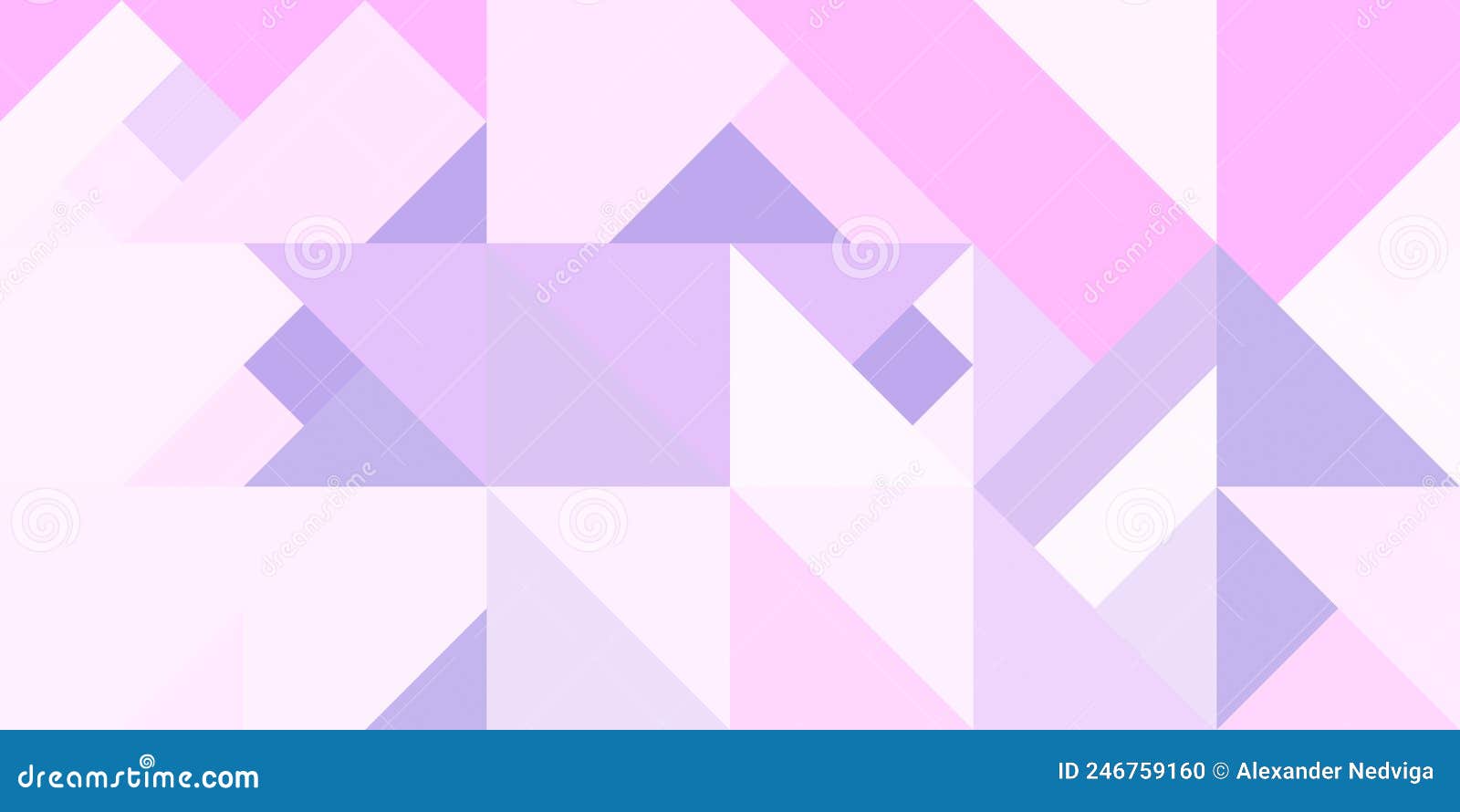 Geometric Background Pattern. Light Violet Lilac White. Seamless