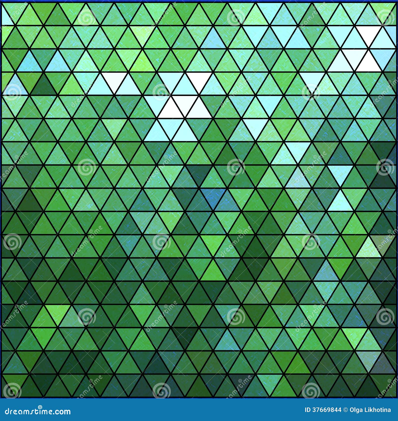 Geometric Blue Pattern. Vector Illustration/ EPS 10 Stock Vector