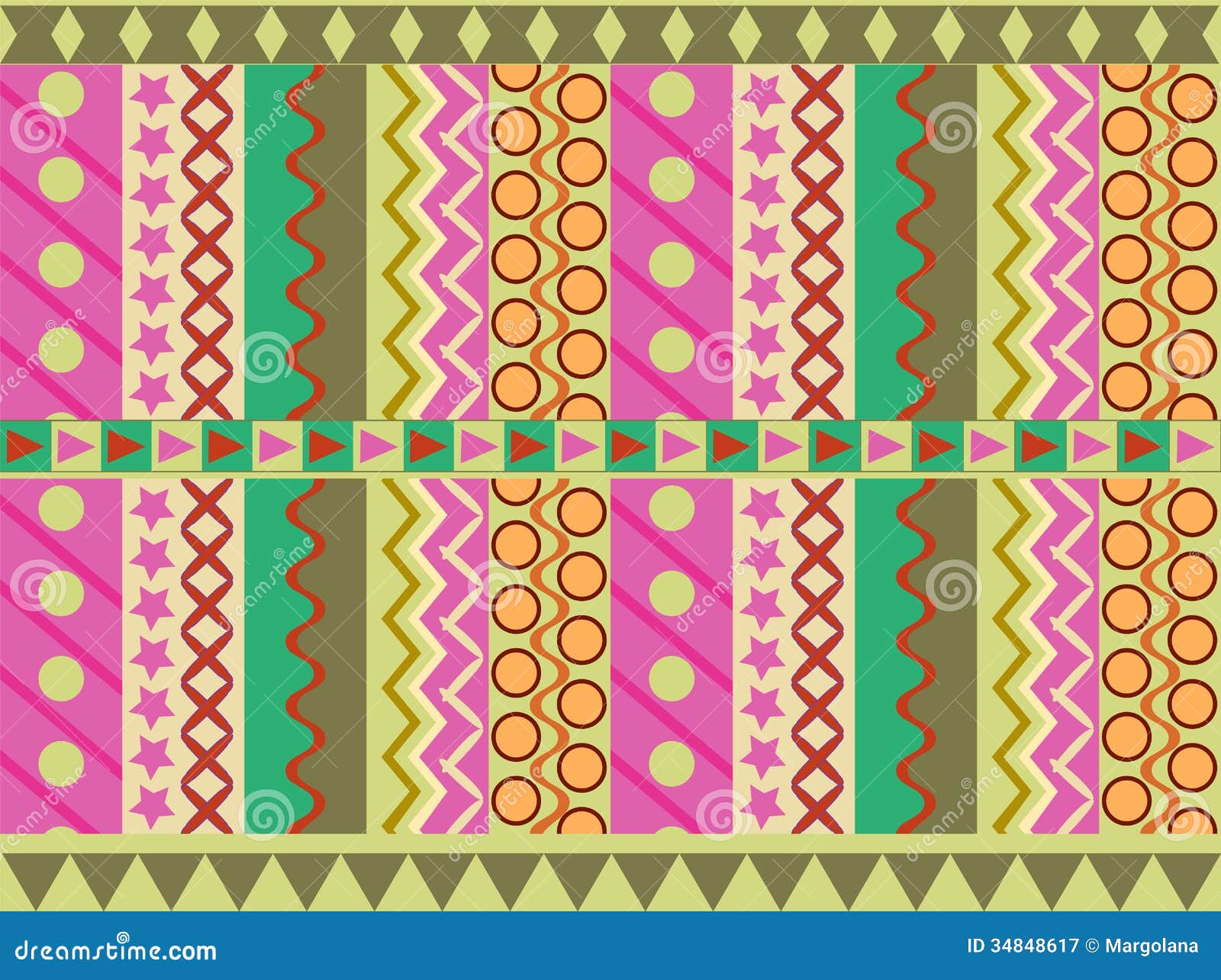 Geometric cheerful pattern stock vector. Illustration of holiday - 34848617