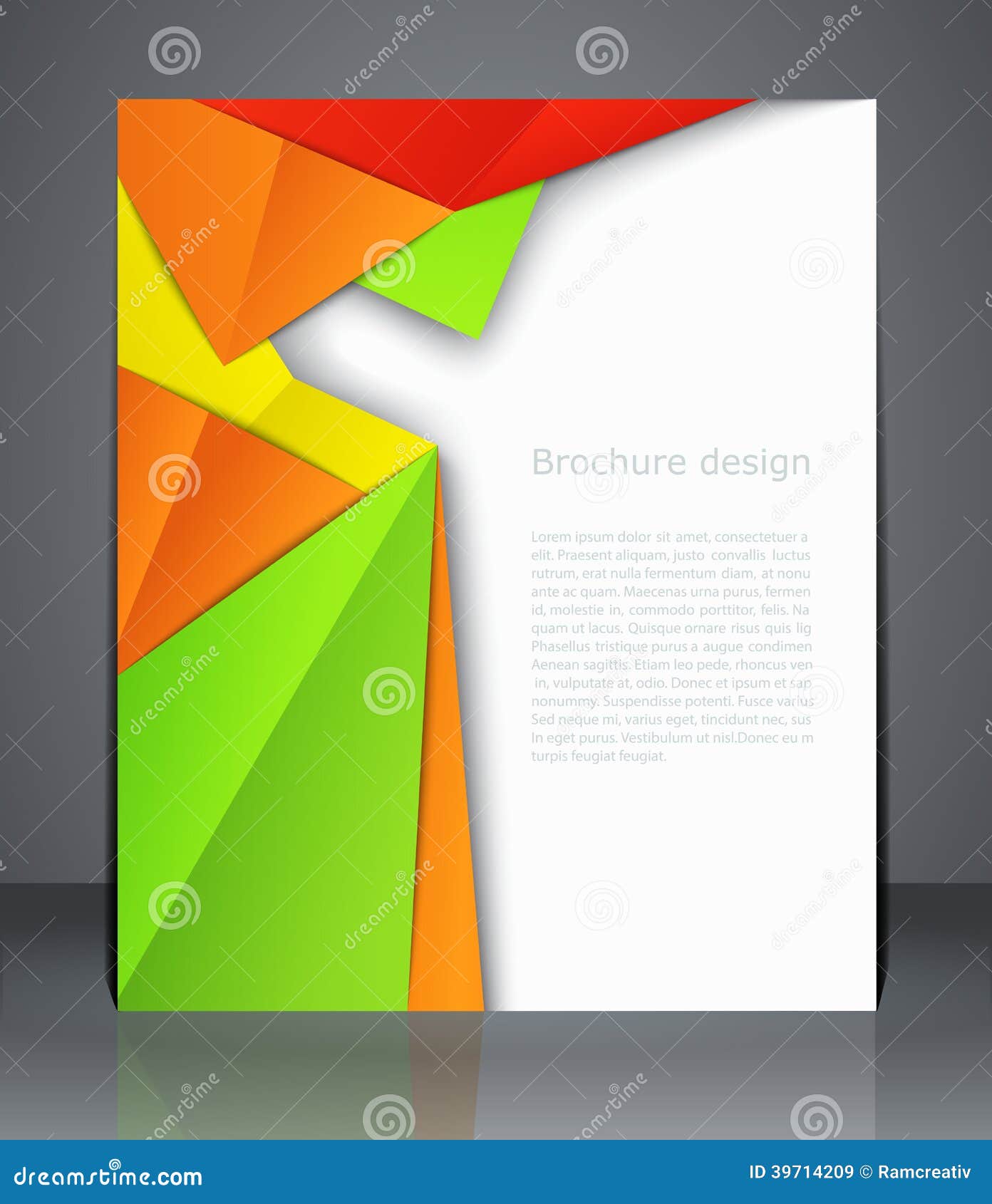 Geometric Design Brochures Magazine Cover Flyer Or