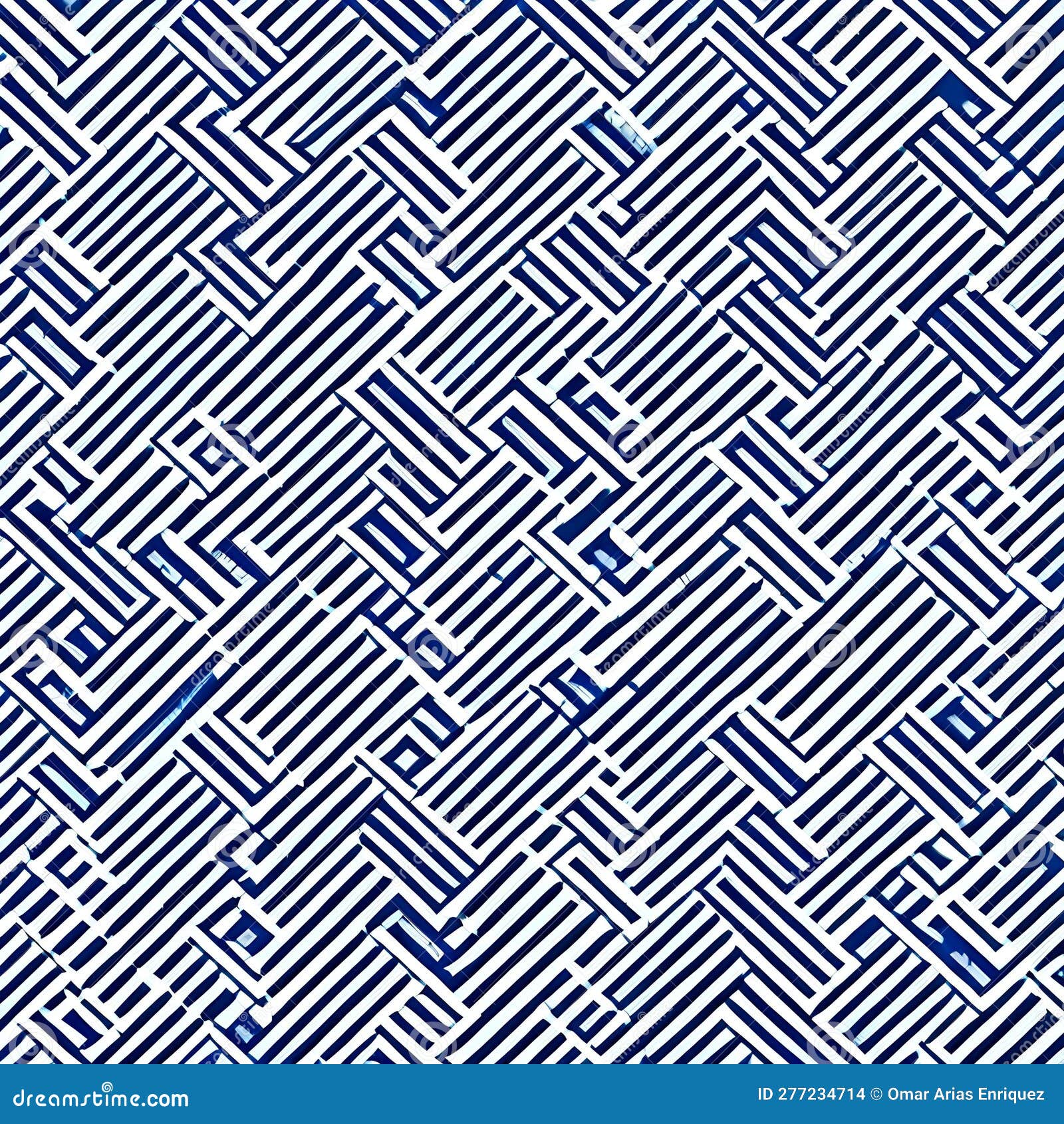 a geometric  with squares and rectangles arranged in a herringbone pattern, in shades of blue and gray4, generative ai