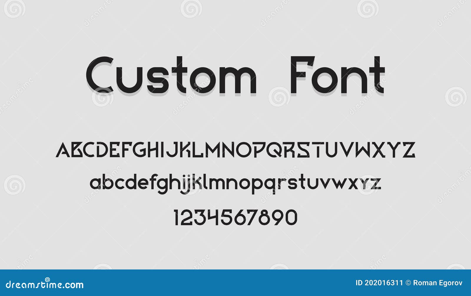 geometric font. uppercase and lowercase letters and numbers. english text s for creative logo and poster