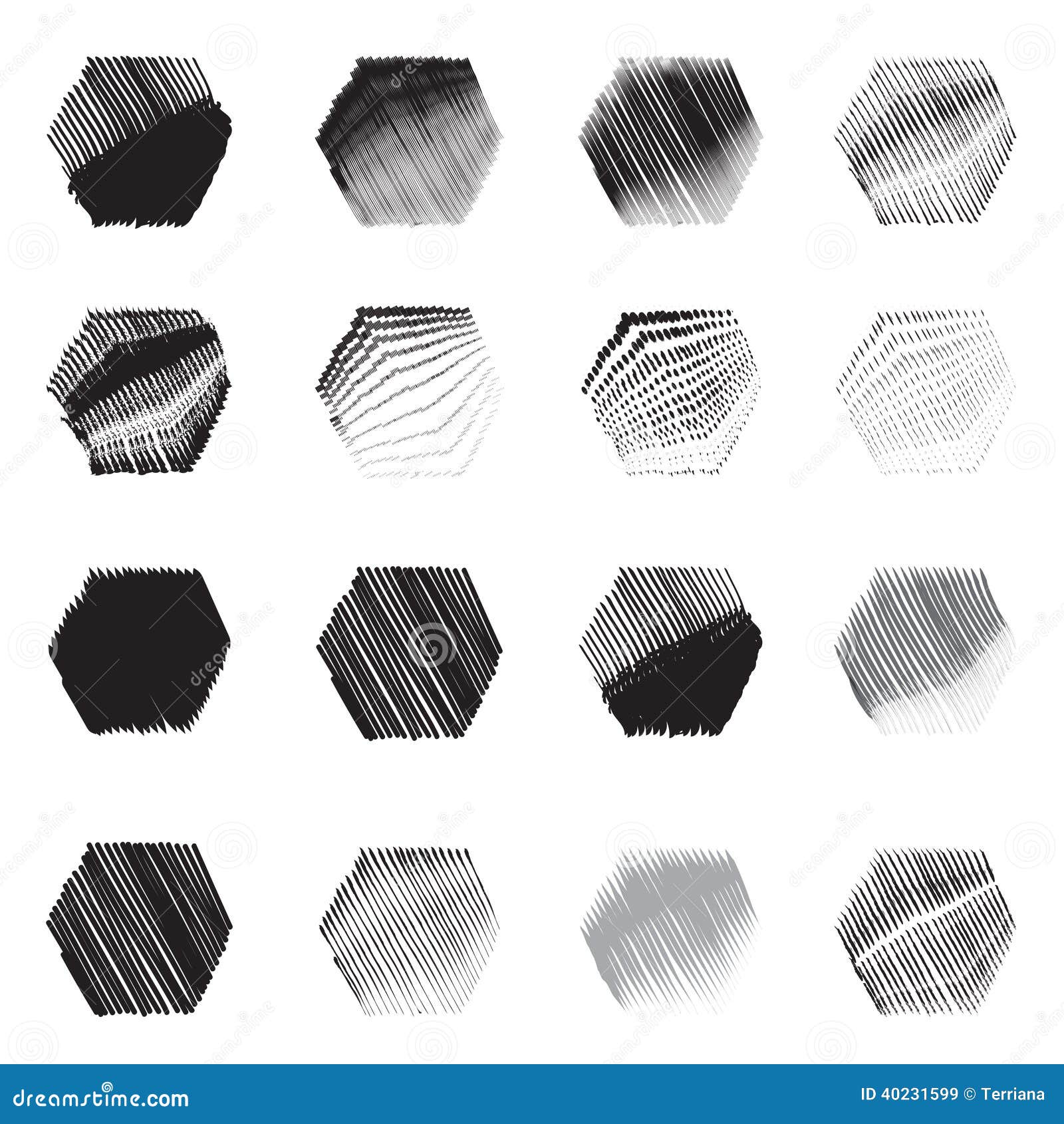 geometric shapes sketch