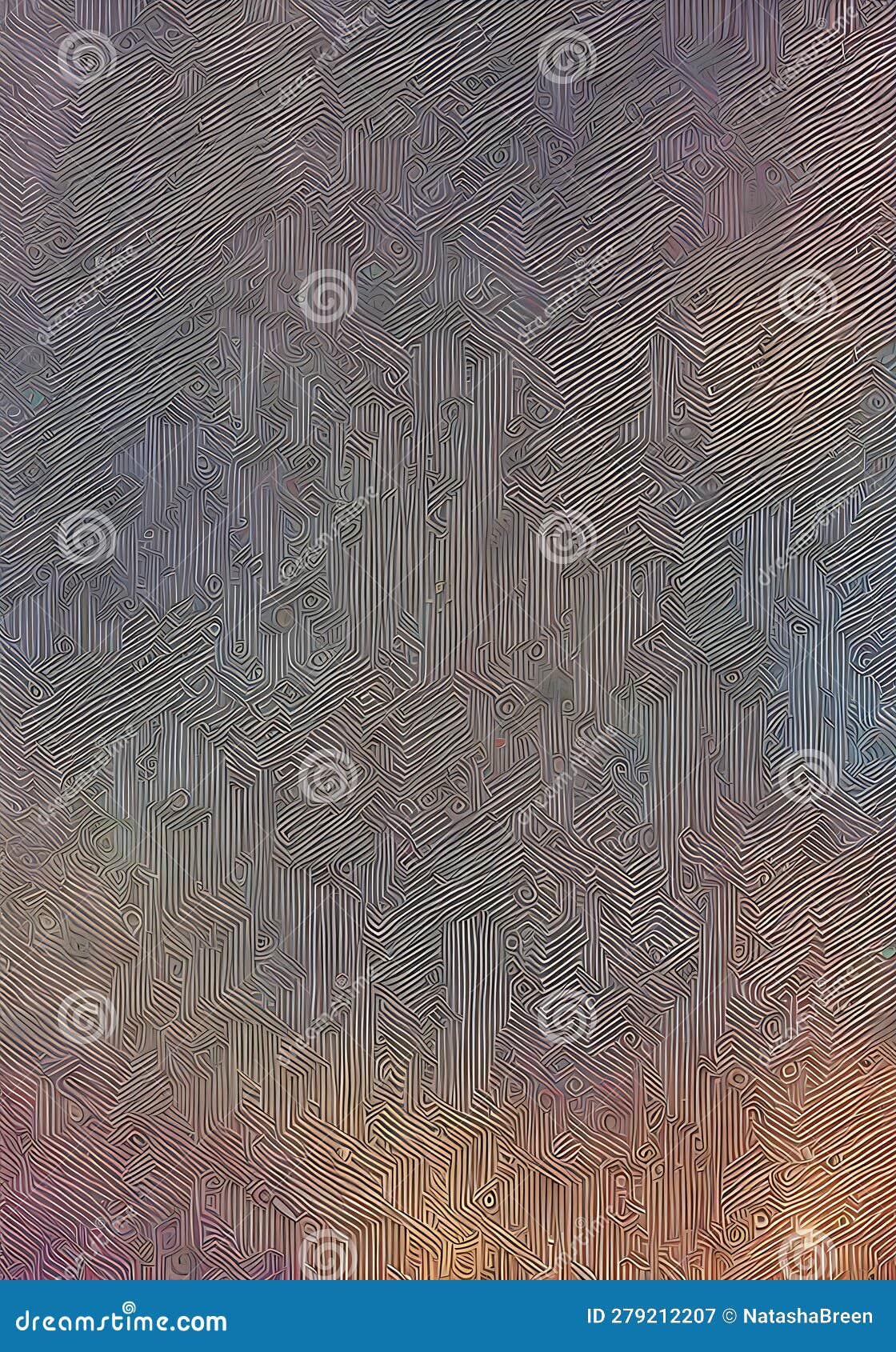 Geometric Layout with Gradient Neutral Colors. Stock Illustration