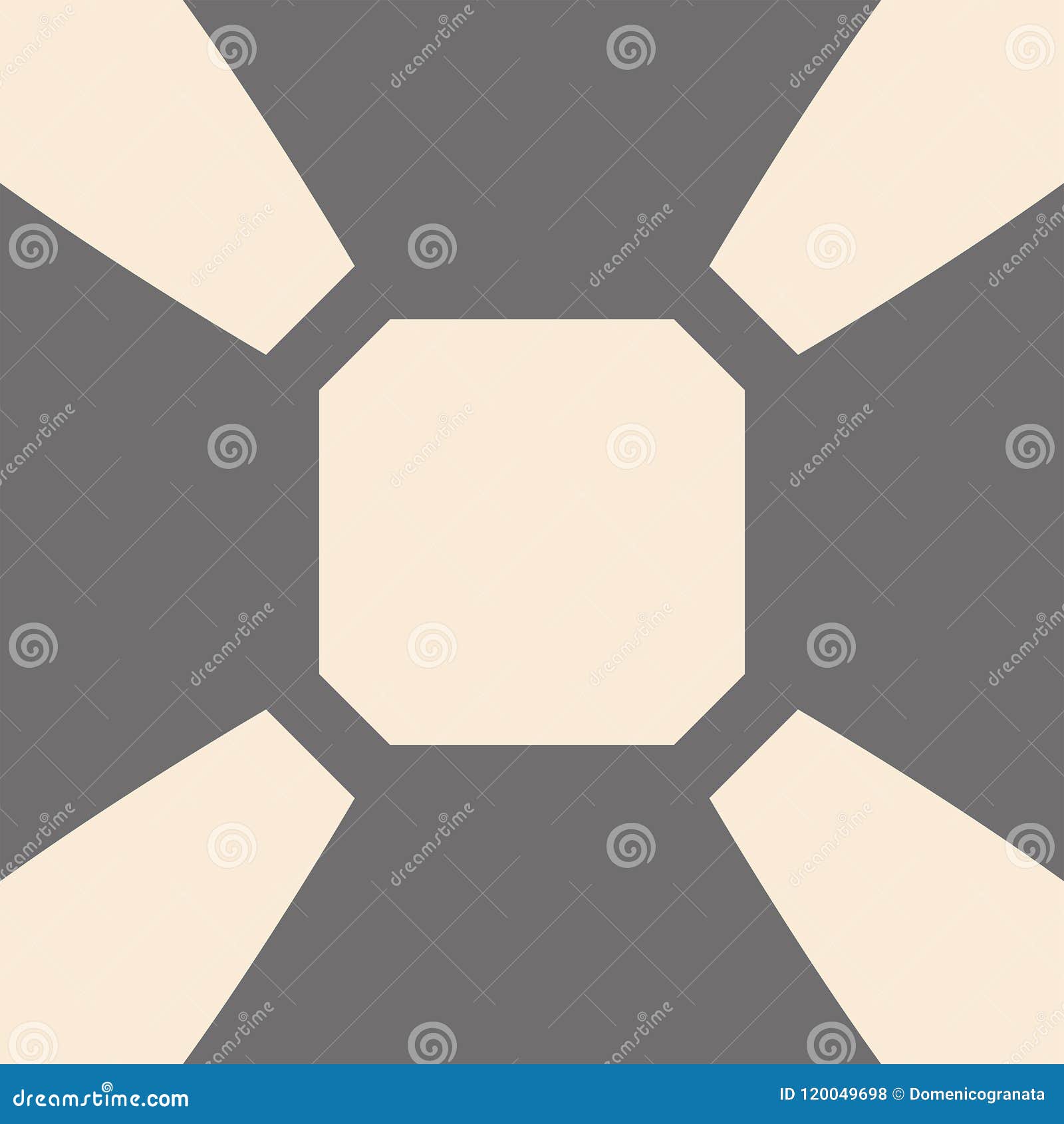 geometric and minimal pattern for a tile