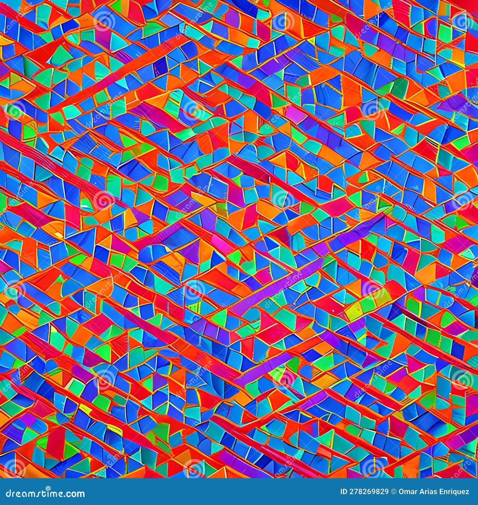 317 geometric mosaic: a modern and geometric background featuring a mosaic of geometric s in vibrant and harmonious colors