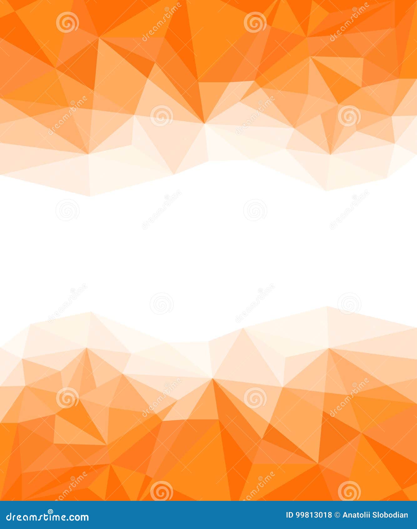 Geometric Orange and White Abstract Vector Background for Use in Design  Stock Vector - Illustration of mosaic, concept: 99813018