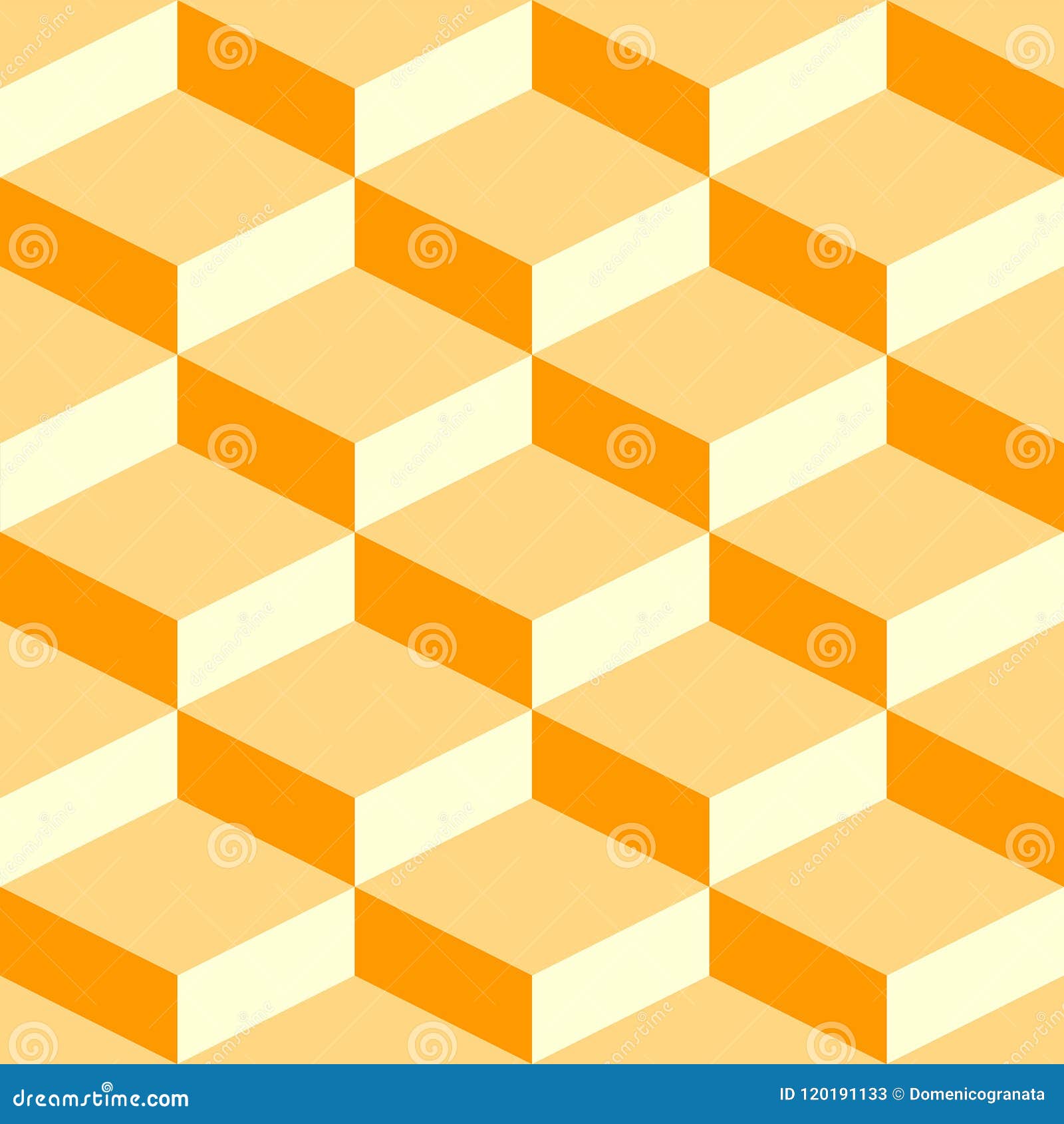 geometric pattern with light orange squares
