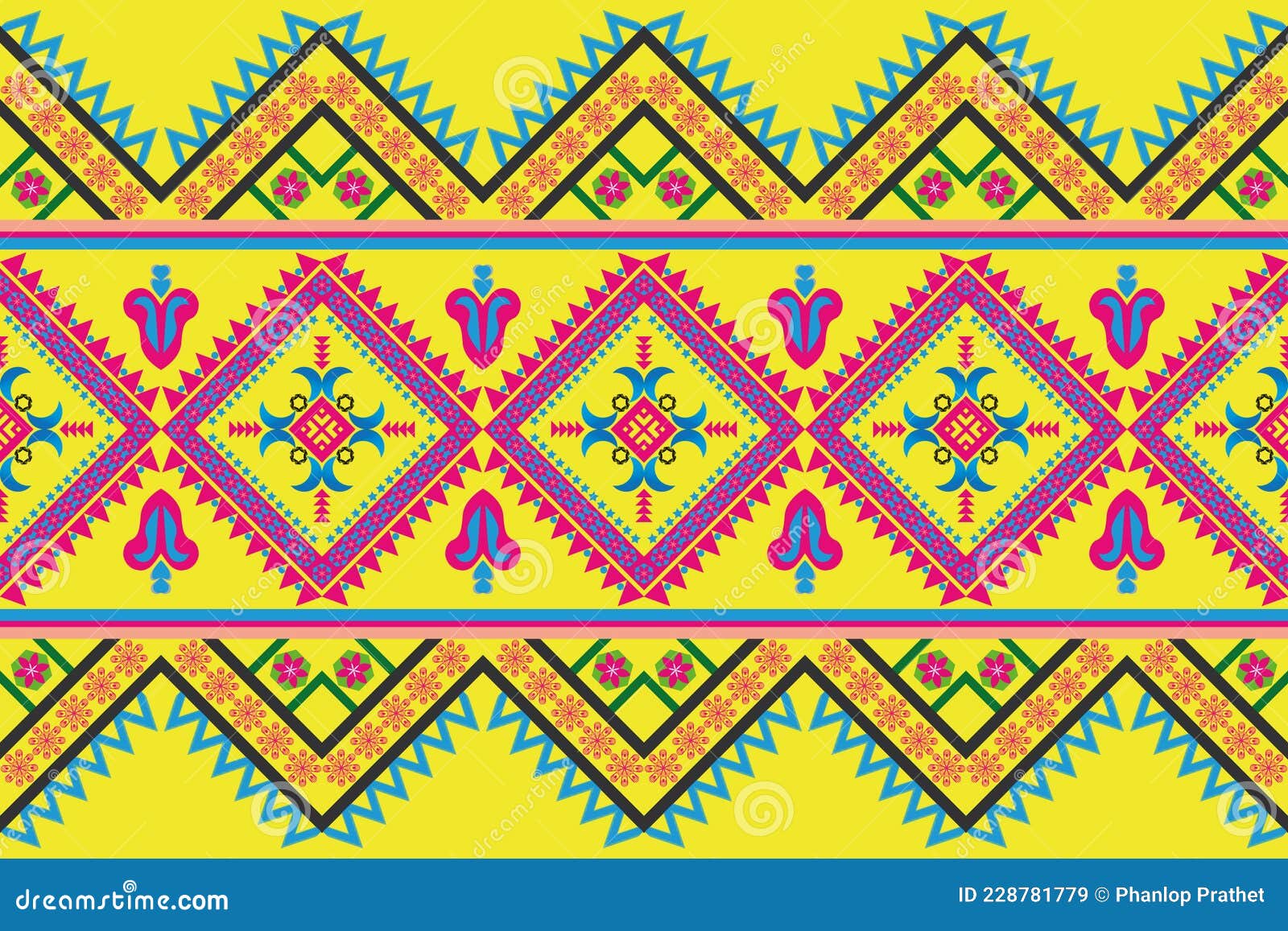 Geometric Pattern Vector File Can Adjust the Image is Not Broken