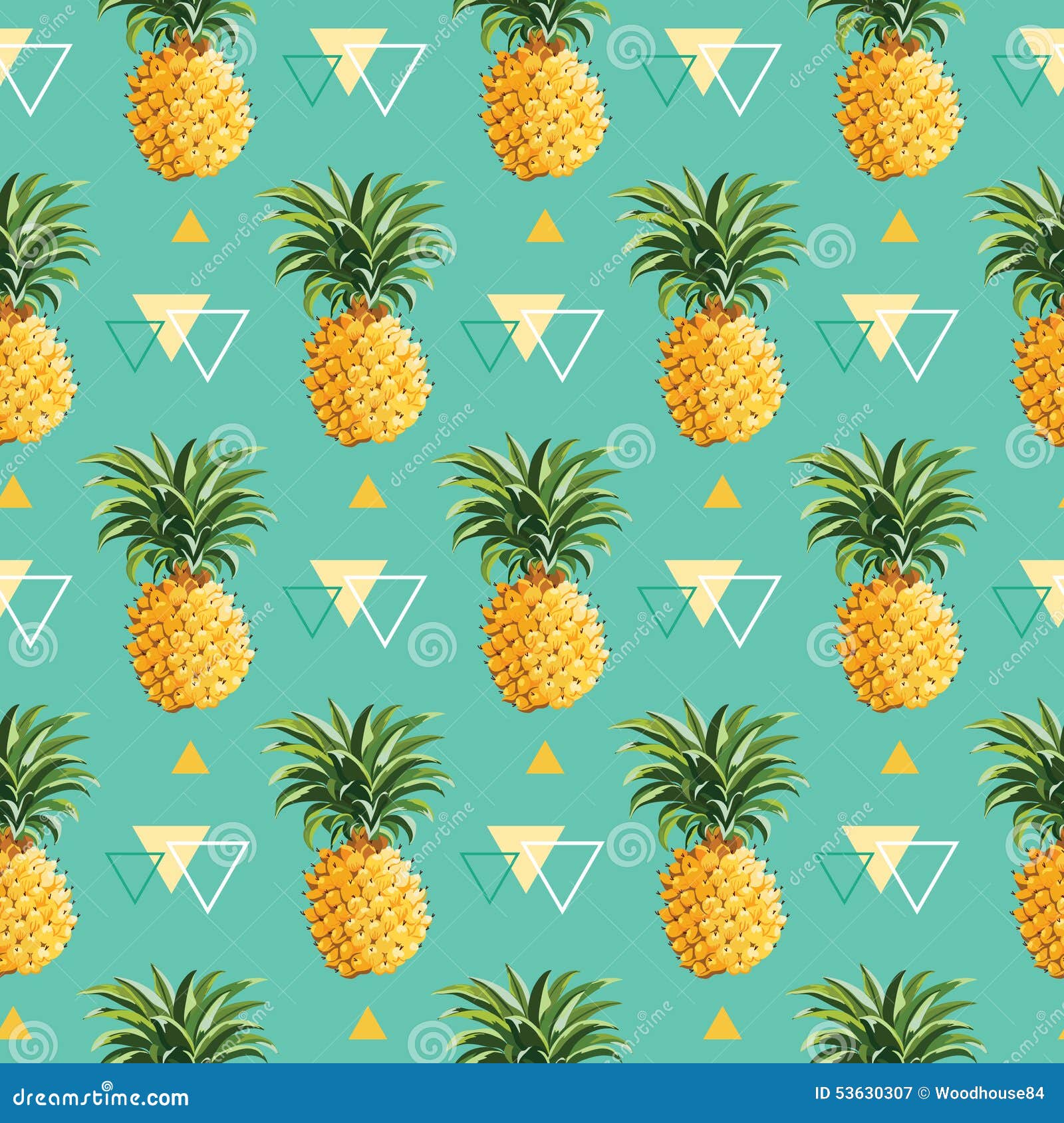 tumblr pineapple backgrounds Geometric 53630307 Vector  Pineapple Background  Stock Image: