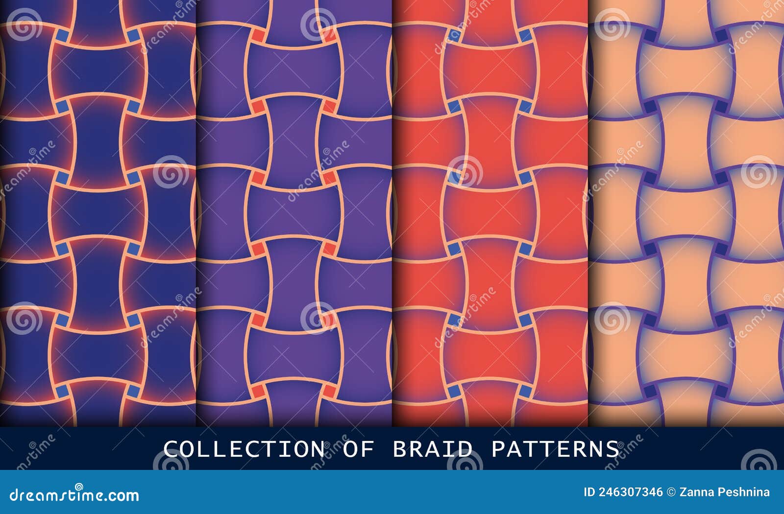 Set Patterns Intertwined Rings, Vector Logo Tattoo Plexus Circles