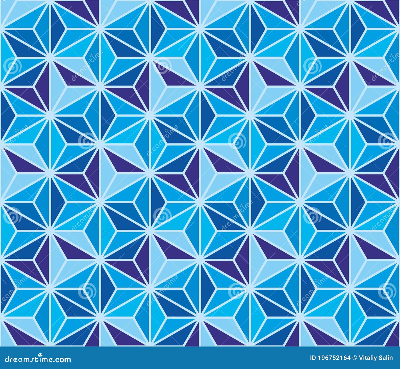 Geometric Seamless Pattern. Infinitely Repeating Stylish Modern Texture