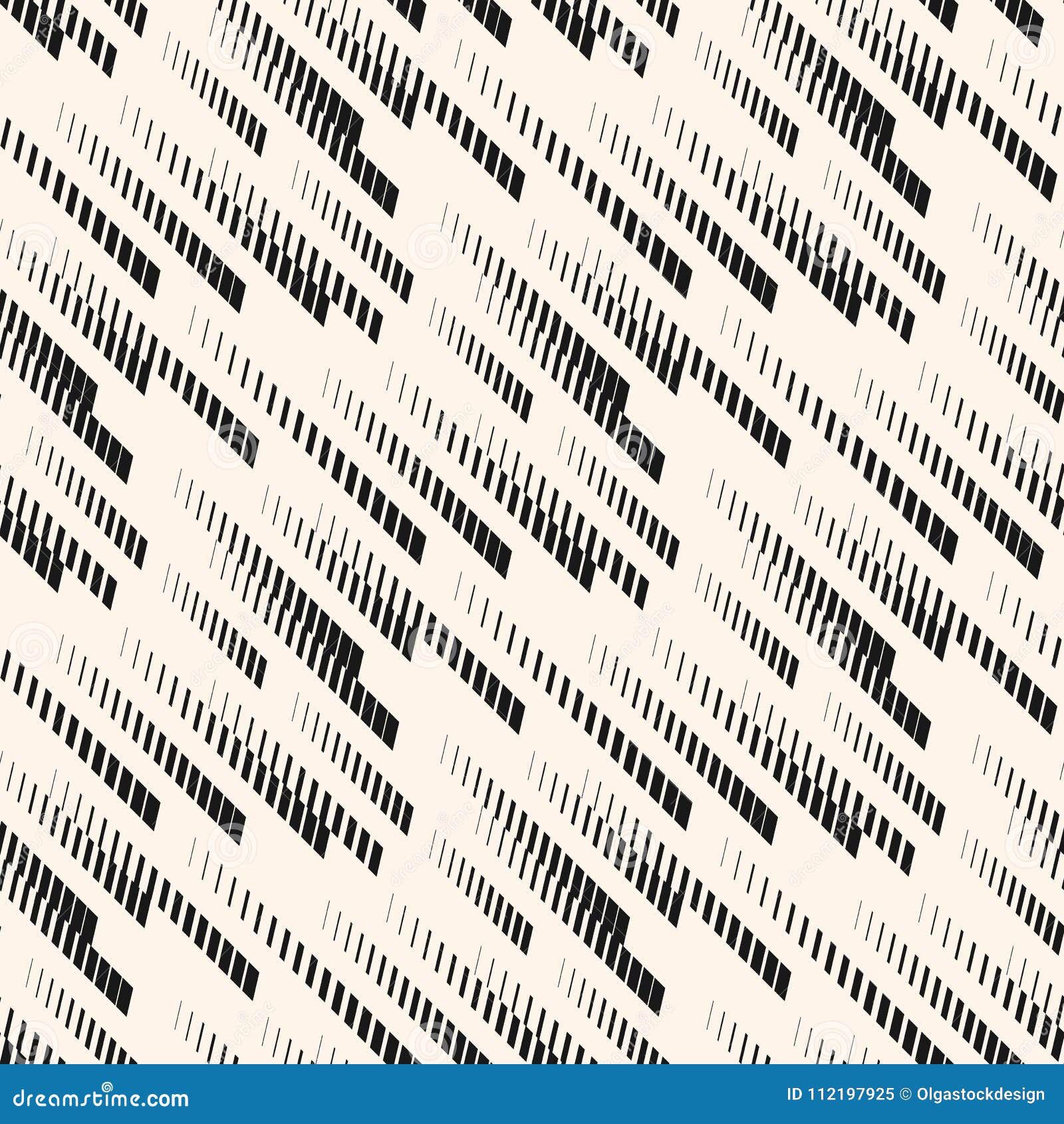 Abstract geometric seamless pattern with diagonal fade lines, tracks,  halftone stripes. Extreme sport style illustration, urban art. Trendy black  and white minimal background texture. Sport pattern. Stock Vector