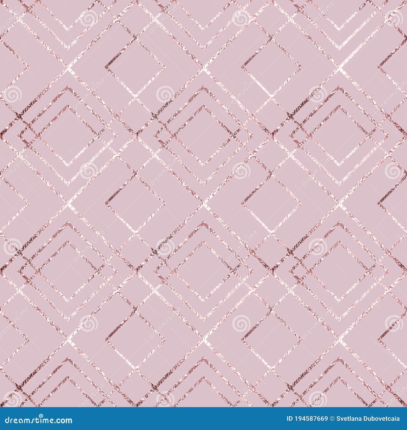 ROSE GOLD PINK WALLPAPER GEOMETRIC METALLIC MARBLE TRELLIS STRIPE