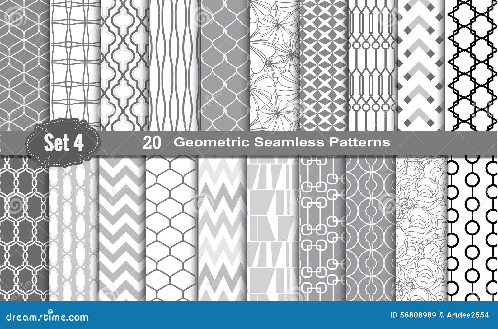 geometric seamless patterns