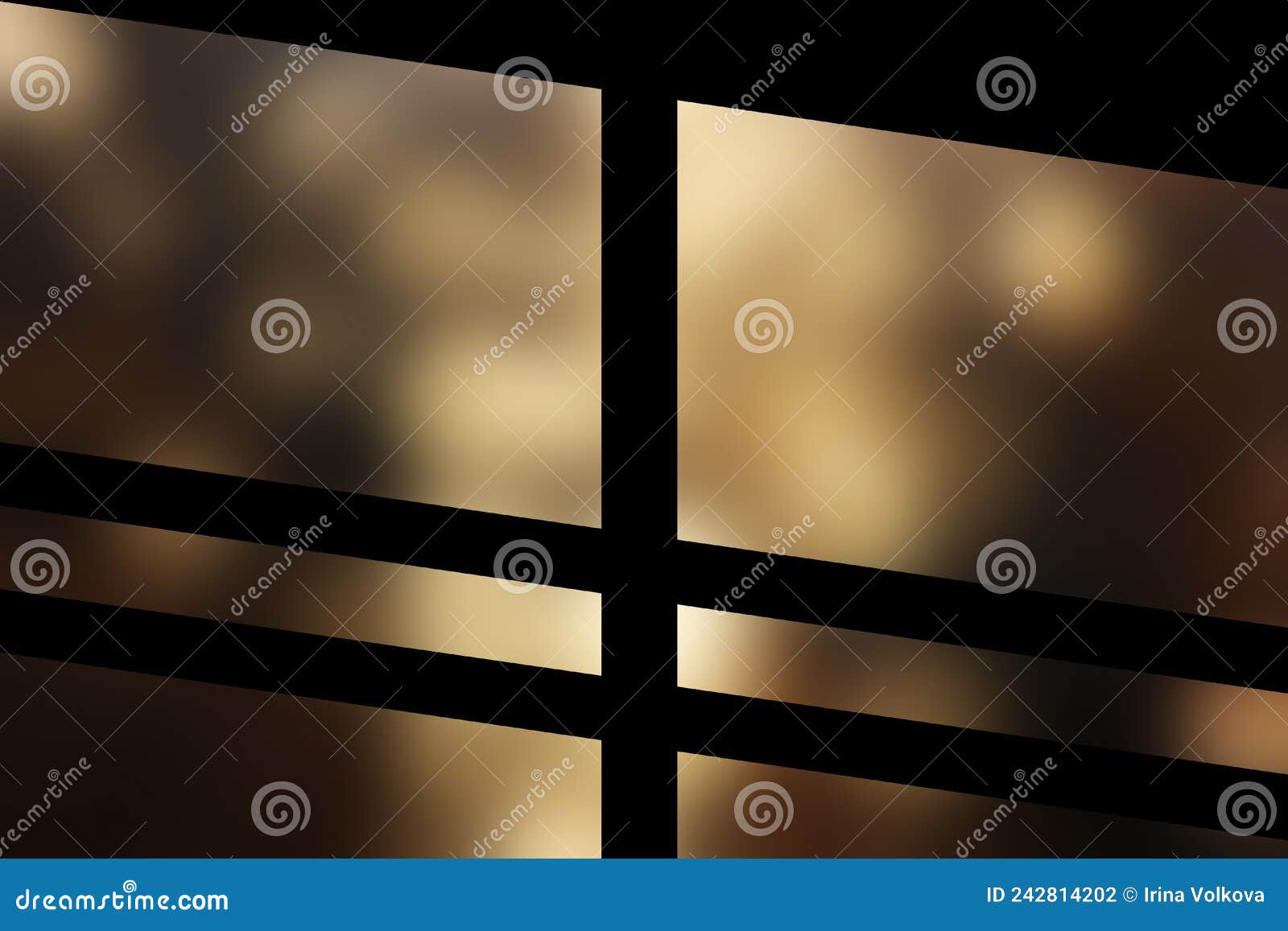 geometric shadow on  light leak colorful blurred light template modern neon background