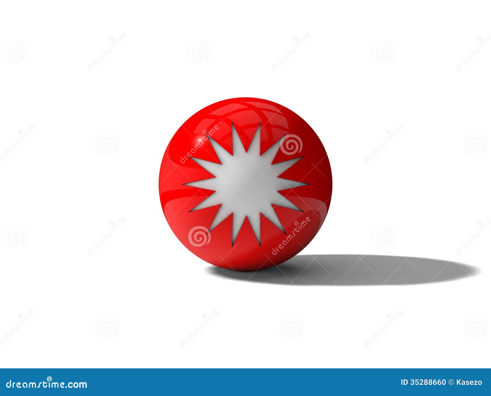 Geometric Shape Cutted Ball Stock Illustration Illustration of shape
