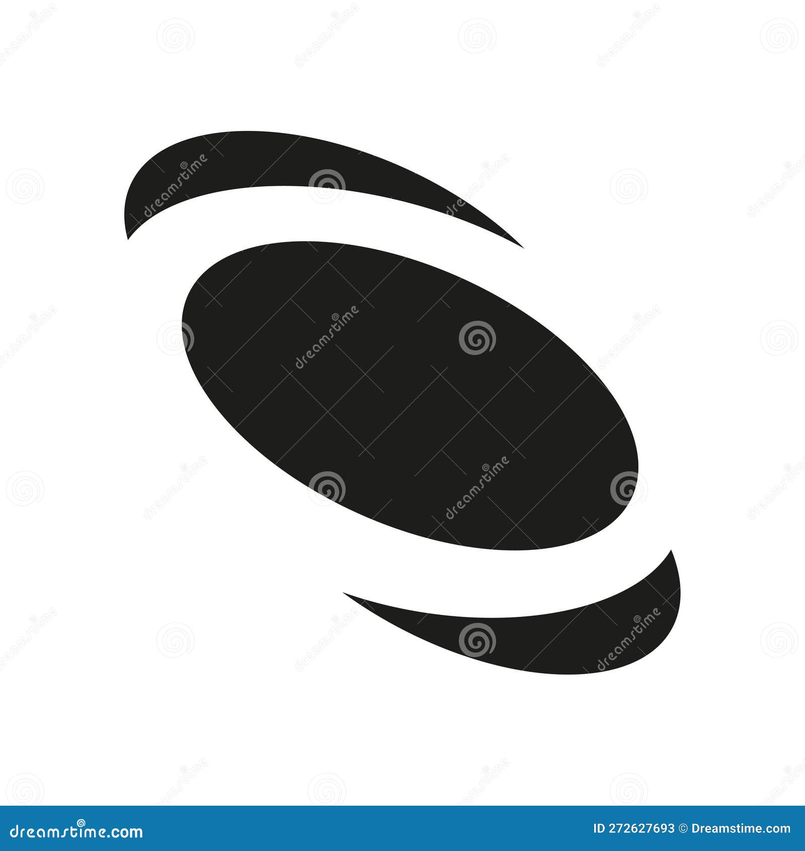 Geometric Shape Simple Line Drawing Vector Illustration Stock Vector