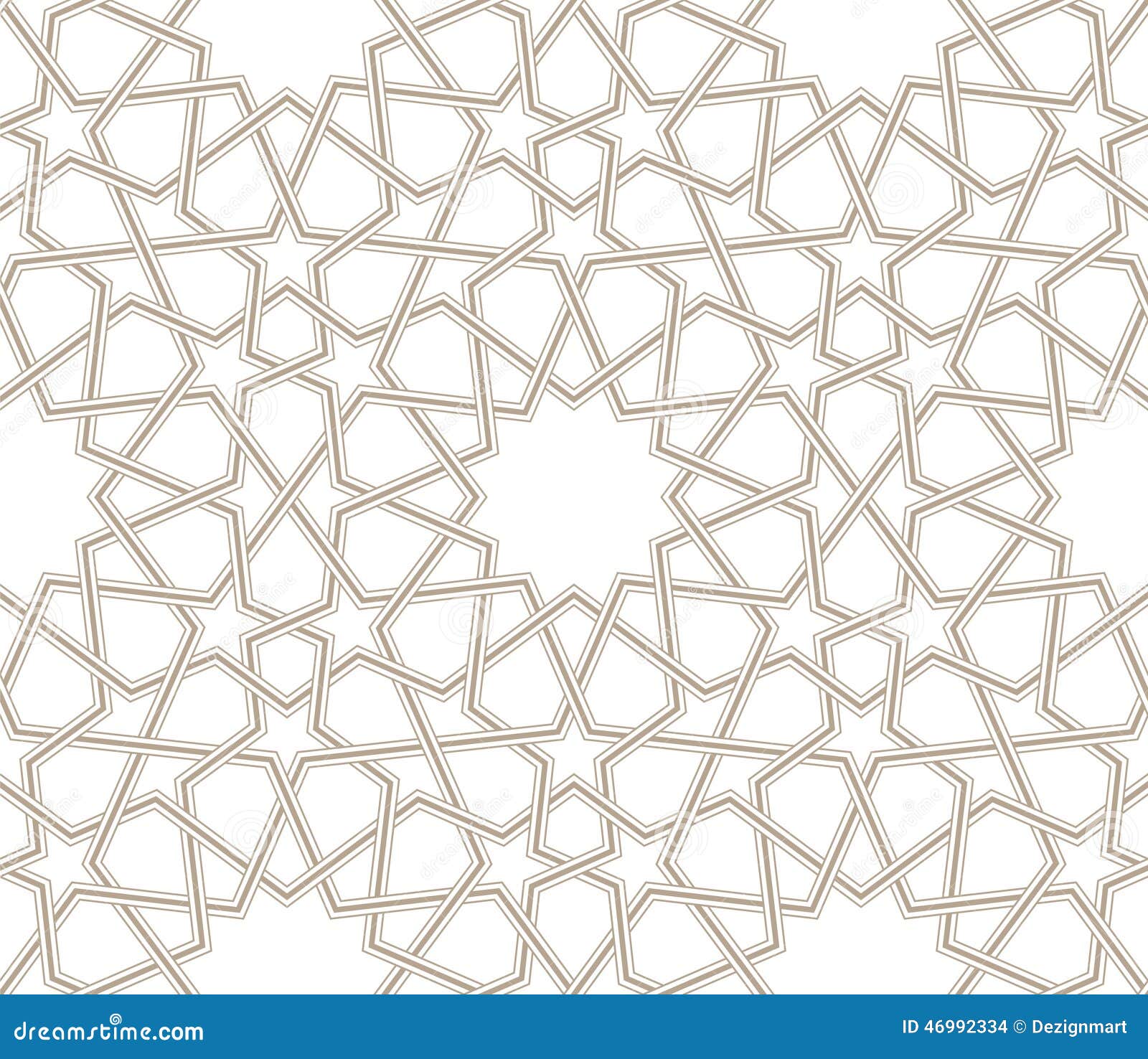 Geometric Star Pattern Grey Lines With White Background  