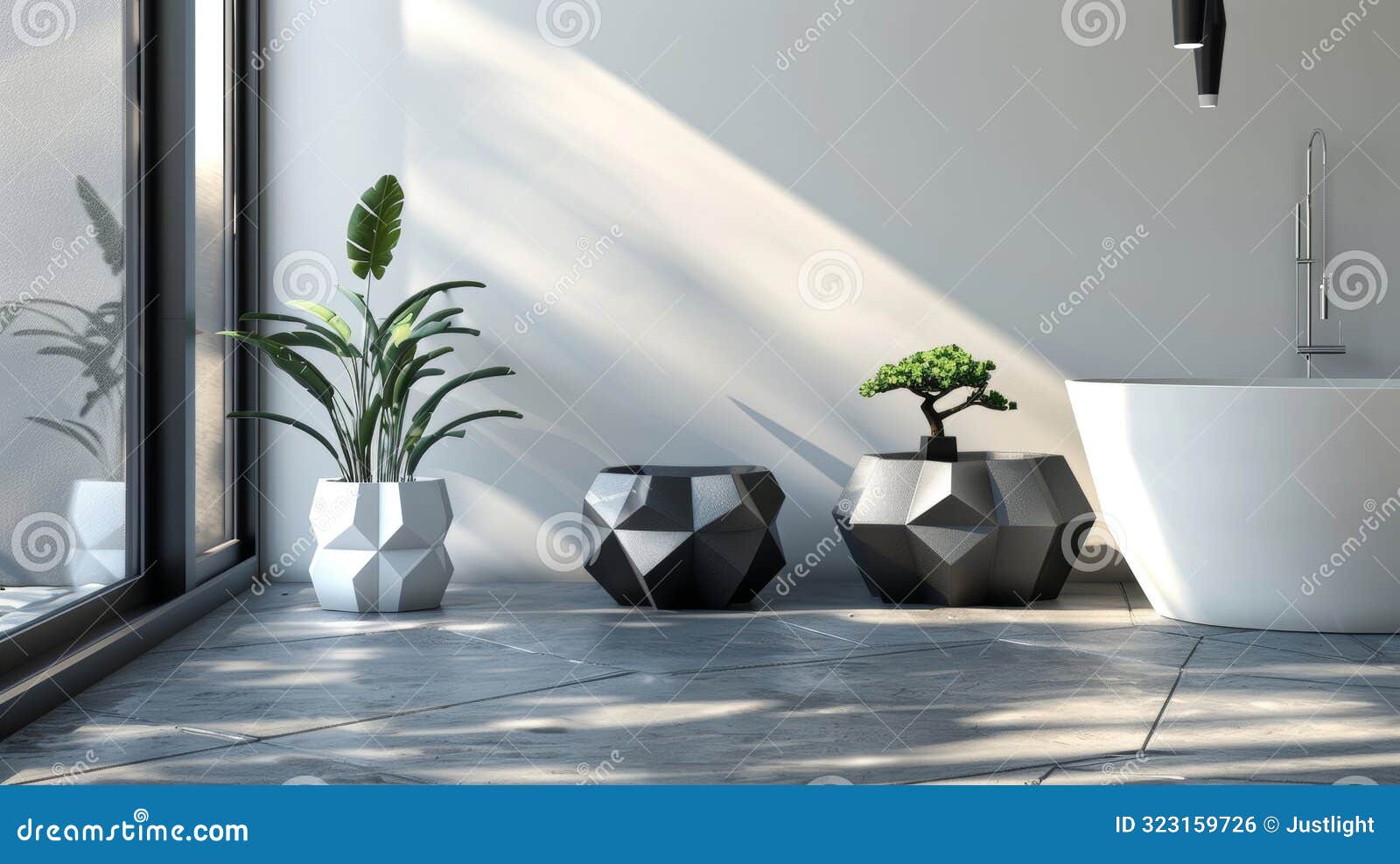 geometric storage bins with a mosaiclike arrangement of triangles squares and circles for a chic and dynamic look