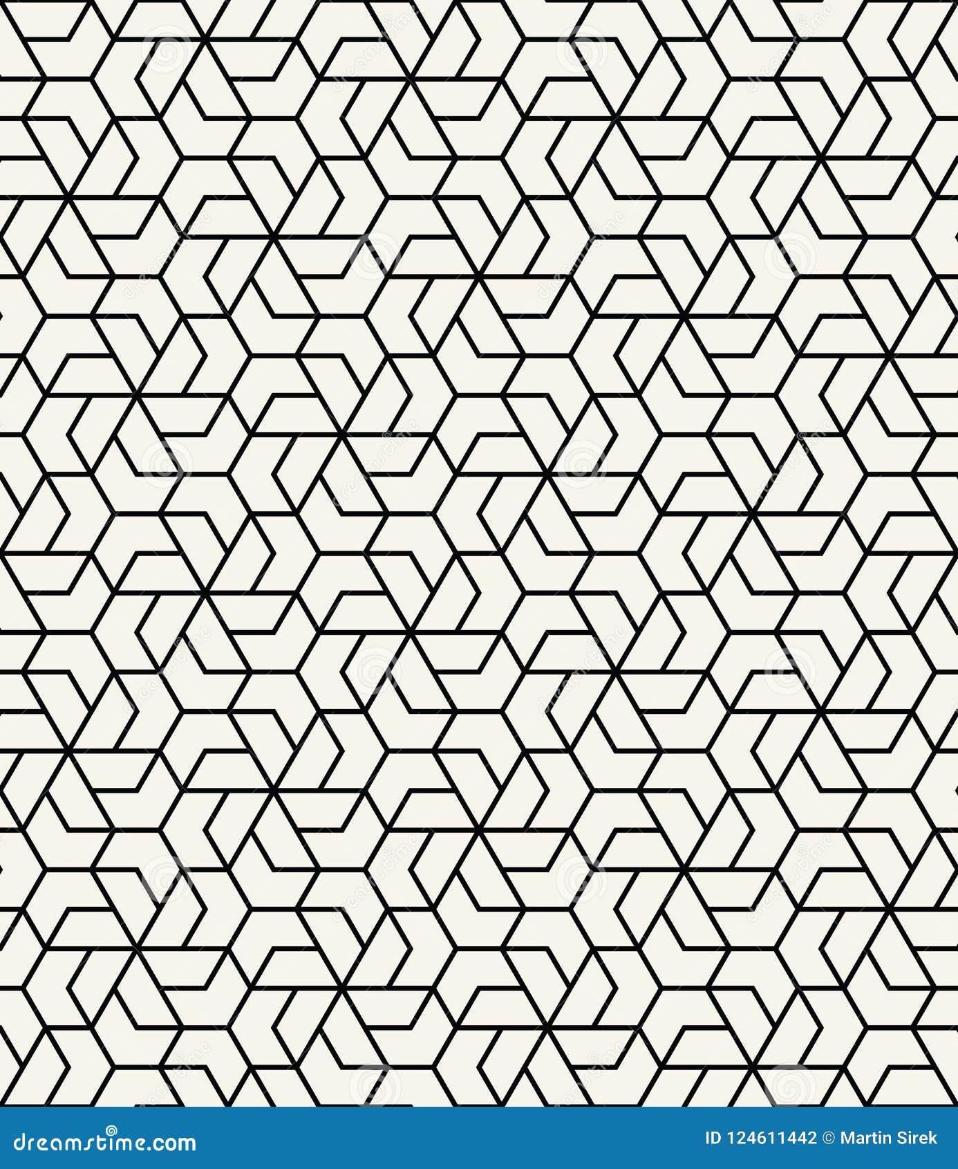 Geometric Tile Grid Graphic Seamless Pattern Vector Stock Vector  