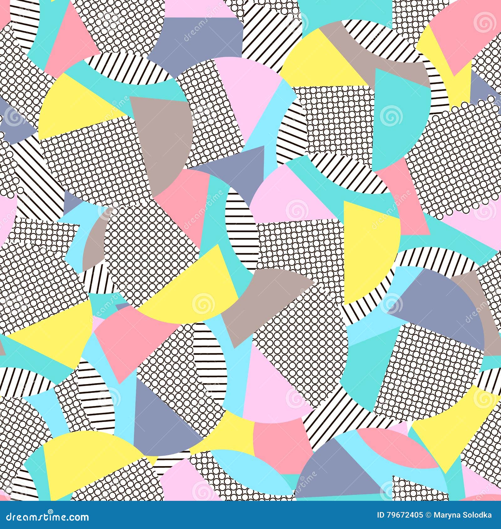Geometrischer Memphis Hintergrund Retro Design Fur Einladung Visitenkarte Plakat Oder Fahne Vektor Abbildung Illustration Von Retro Memphis