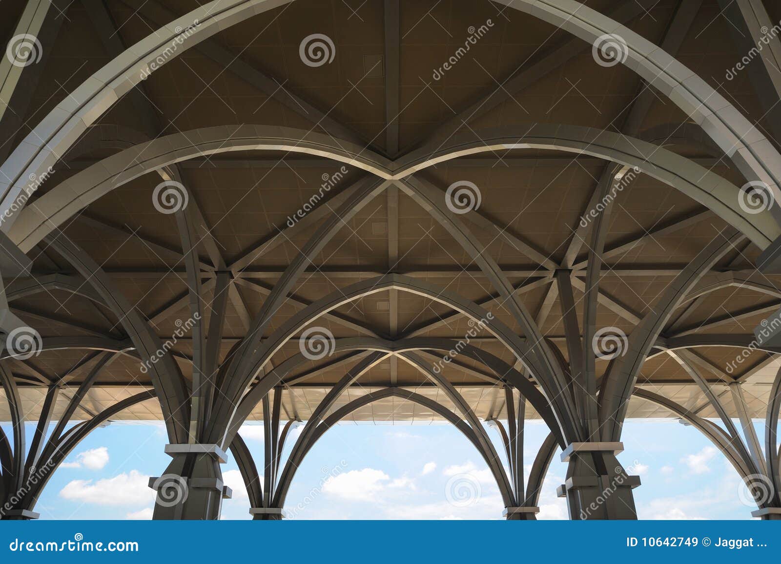 Geometry Roof stock image. Image of architecture, mall 10642749